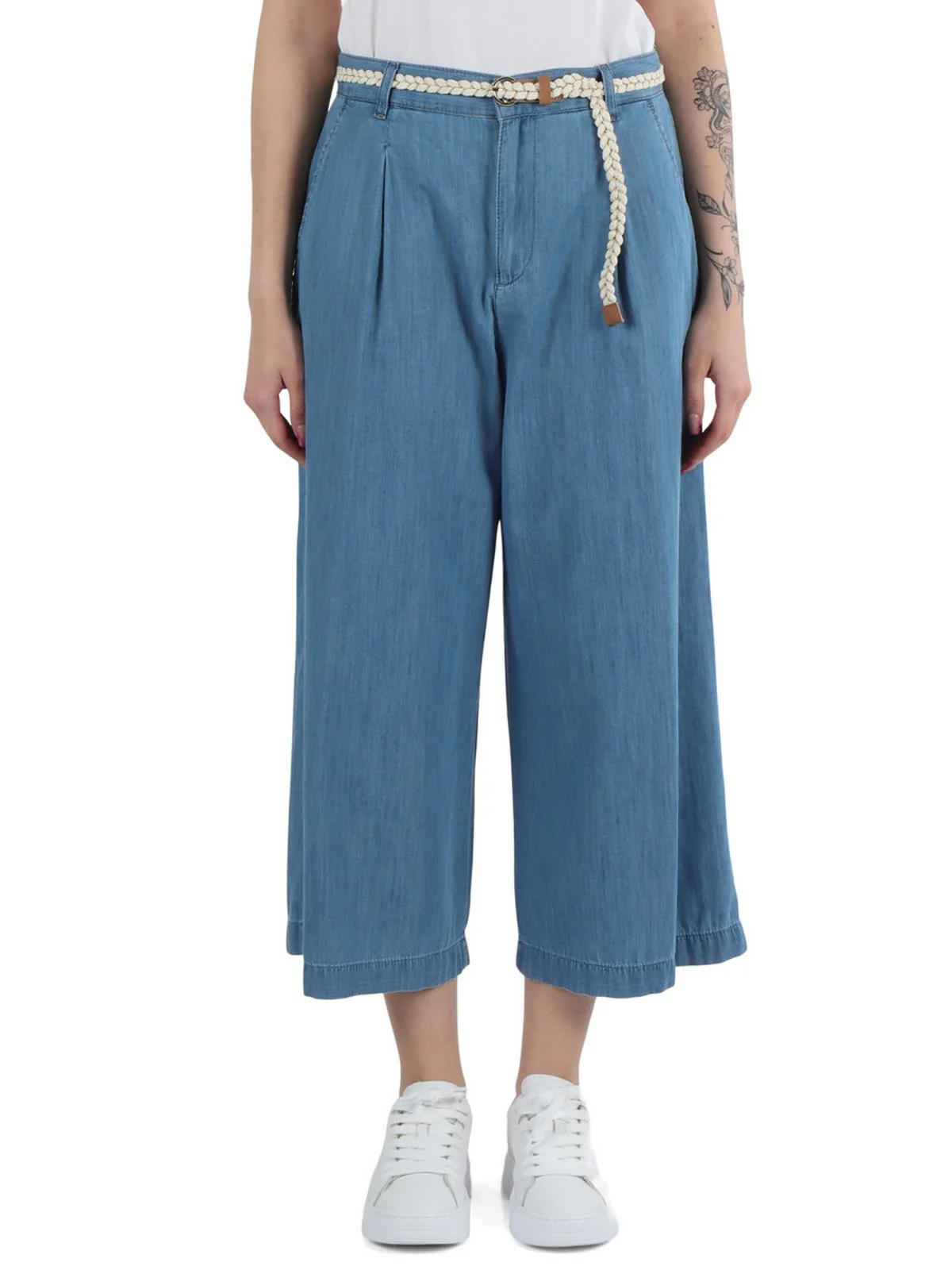 LIU JO BLUE DENIM Bermuda Donna  UA5213D3202 78832 Blu - Image 2