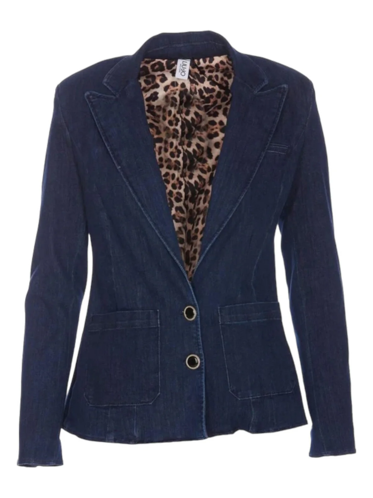 LIU JO BLUE DENIM Giacca Donna  UA4202D4611 78193 Blu - Image 3