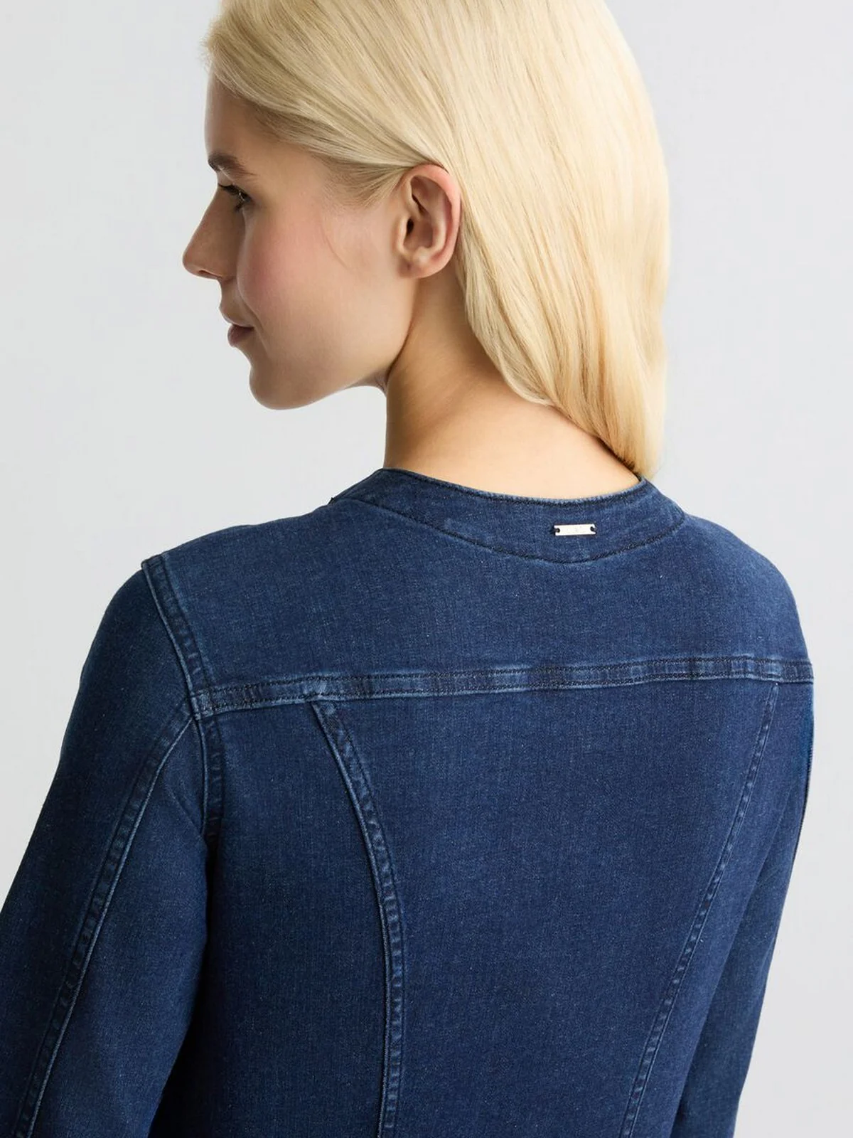 LIU JO BLUE DENIM Giacca Donna  UA5085D4925 78816 Blu - Image 6