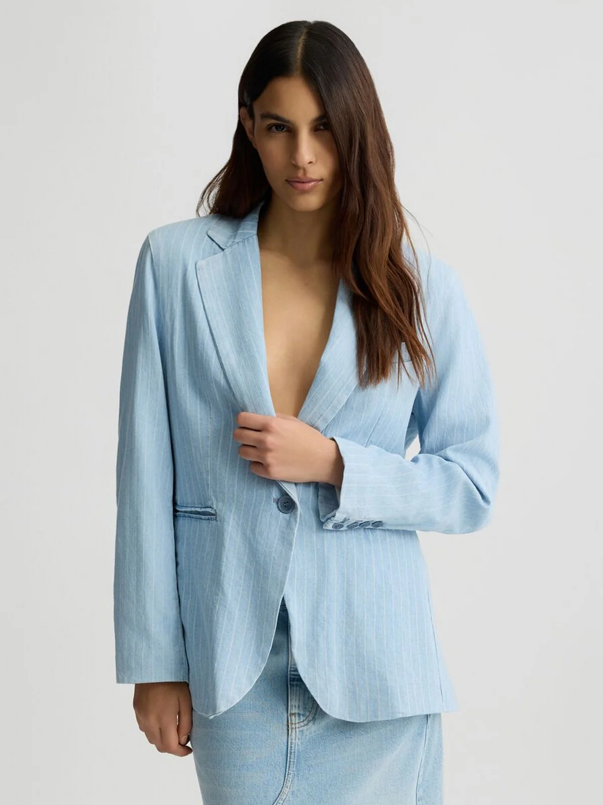 LIU JO BLUE DENIM Giacca Donna  UA5121D4989 78822 Blu - Image 2