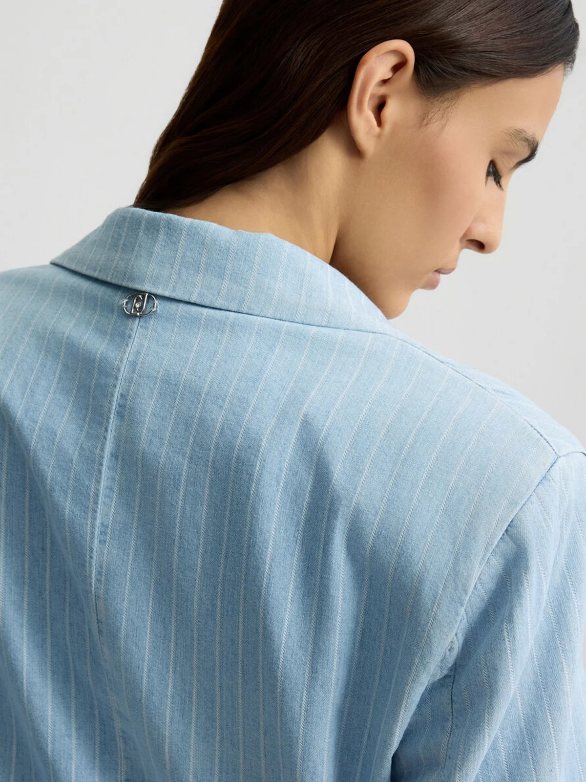 LIU JO BLUE DENIM Giacca Donna  UA5121D4989 78822 Blu - Image 6