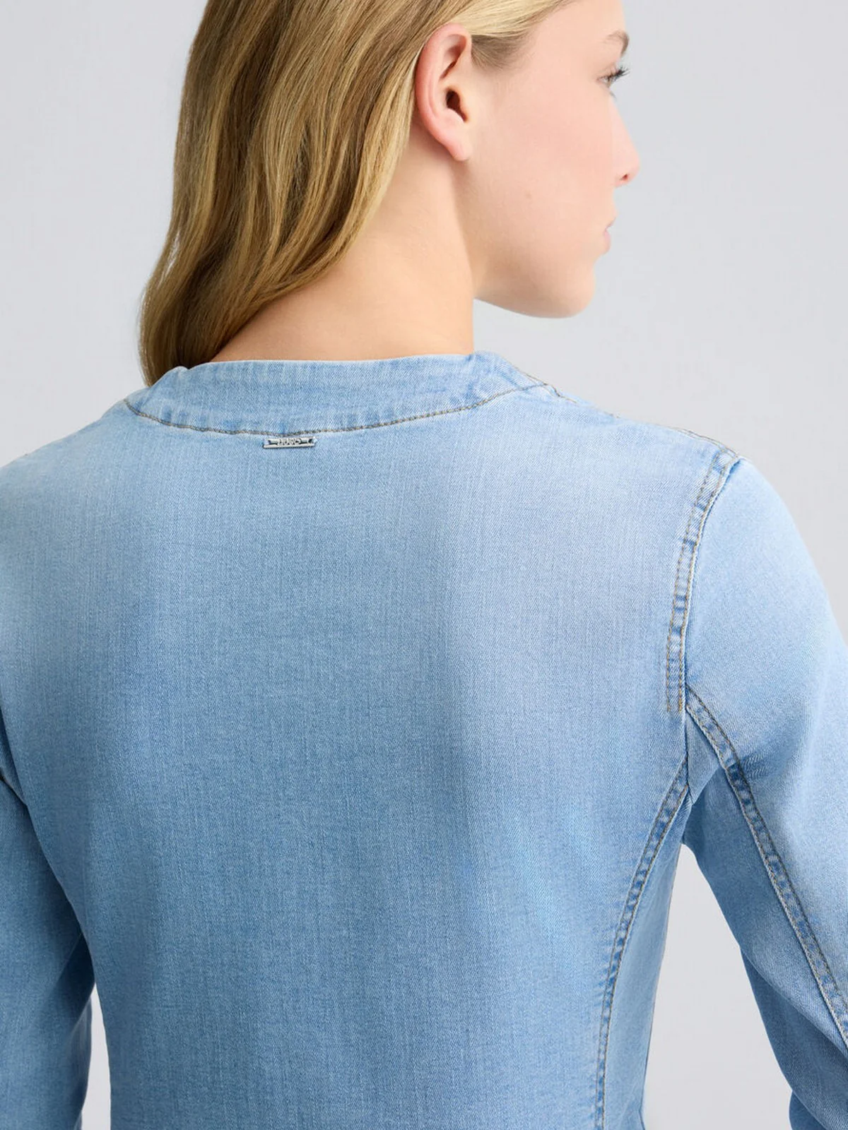 LIU JO BLUE DENIM Giacca Donna  UA5135D4448 78861 Blu - Image 6