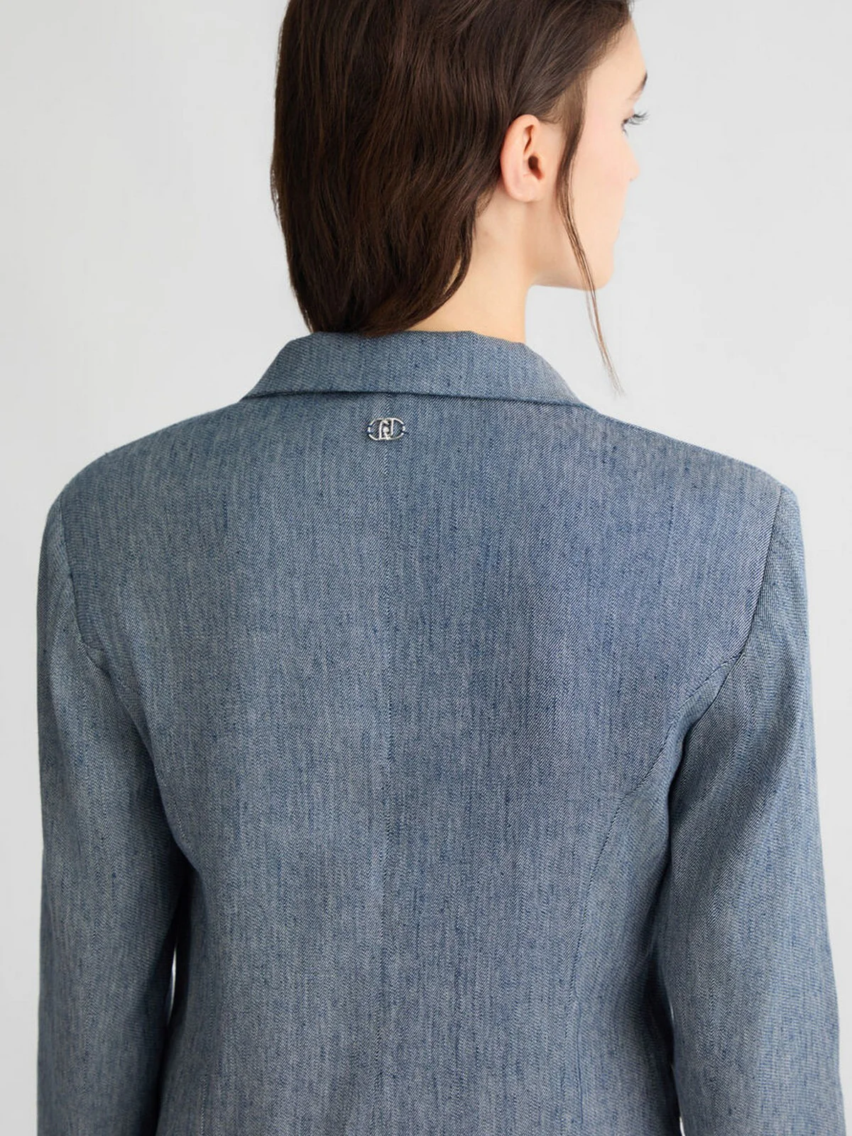 LIU JO BLUE DENIM Giacca Donna  UA5155D0251 78847 Blu - Image 5