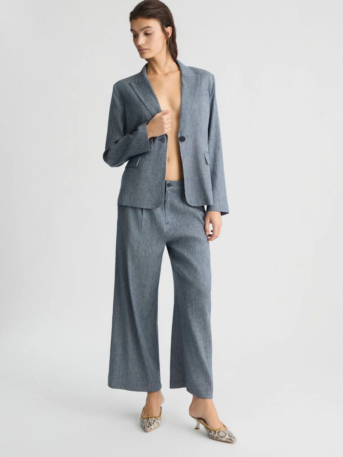 LIU JO BLUE DENIM Giacca Donna  UA5155D0251 78847 Blu - Image 7