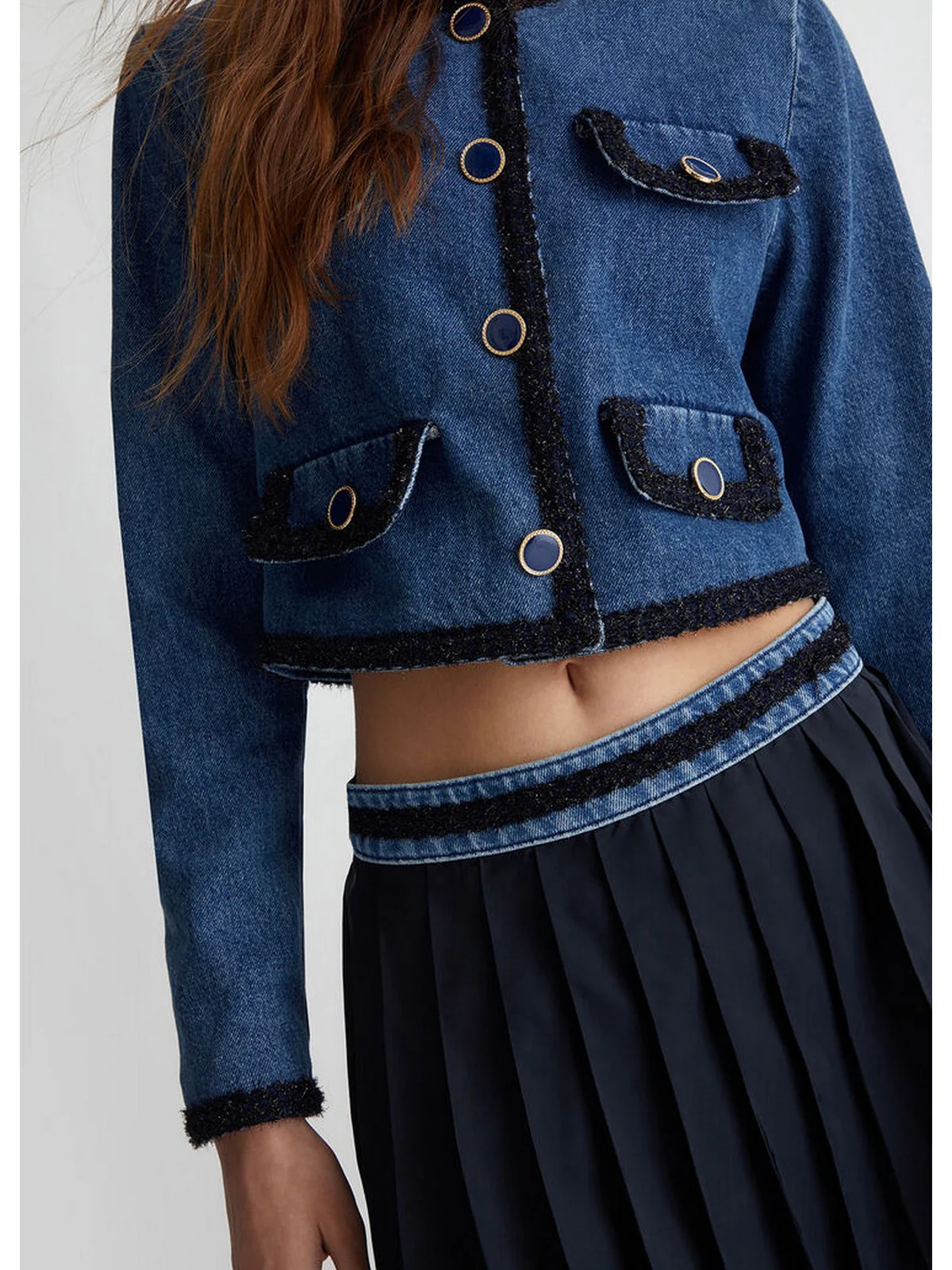 LIU JO BLUE DENIM Giacca Donna  UF4136D4929 78767 Blu - Image 3