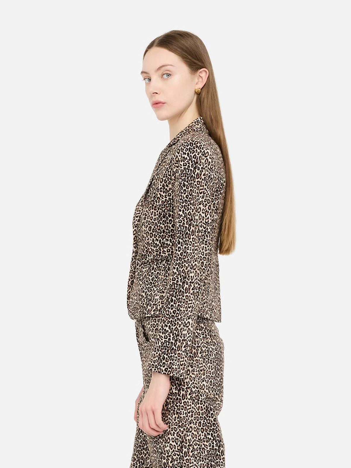 LIU JO BLUE DENIM Giacca Donna  UF5194T016A M9766 Micro spotted beige - Image 4
