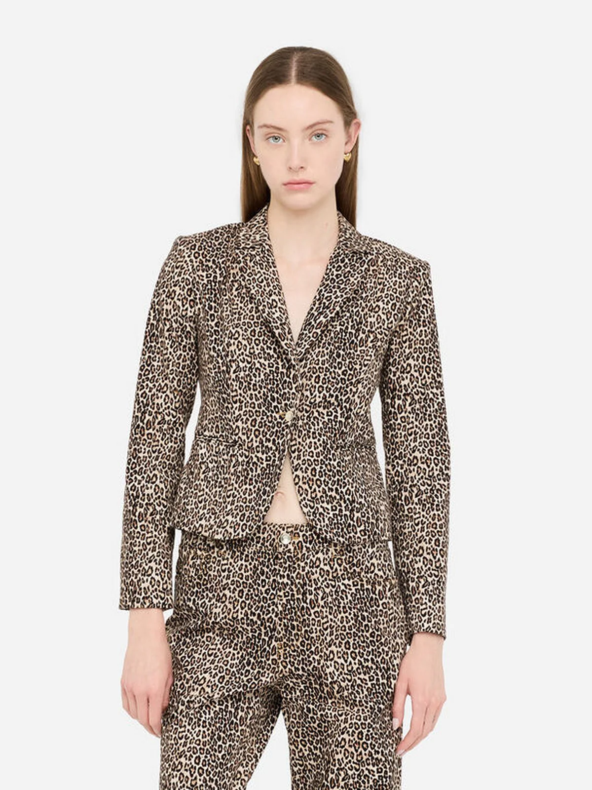 LIU JO BLUE DENIM Giacca Donna  UF5194T016A M9766 Micro spotted beige - Image 6