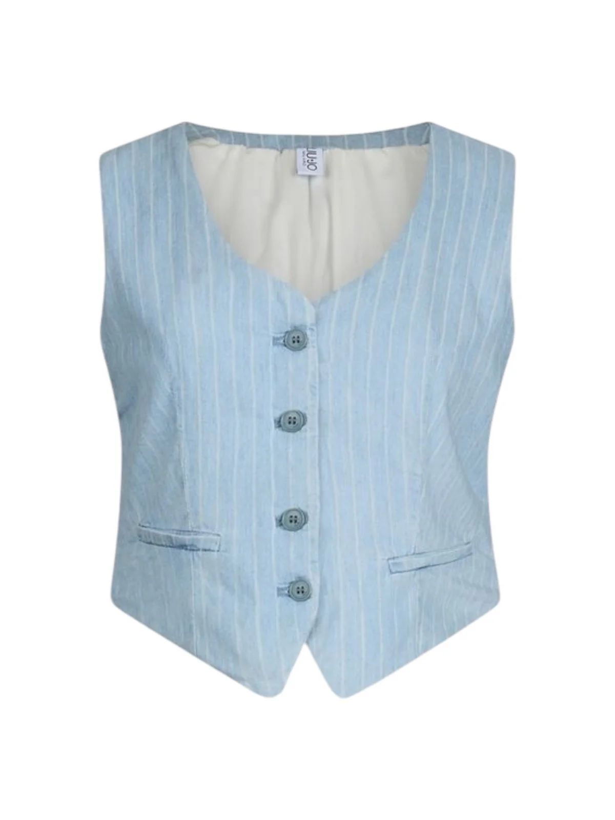 LIU JO BLUE DENIM Gilet Donna UA5122D4989 78822 Blu