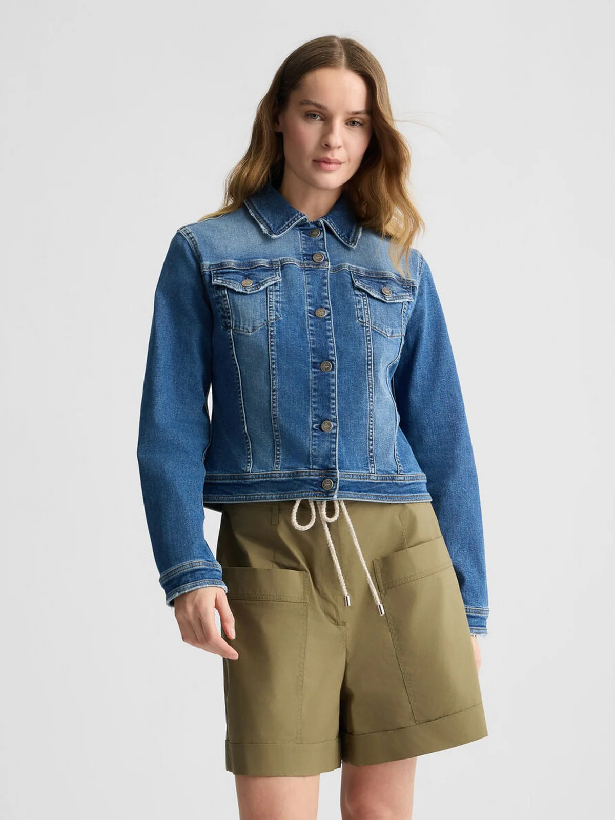 LIU JO BLUE DENIM Giubbino Donna  UA5046DS615 78849 Blu - Image 2