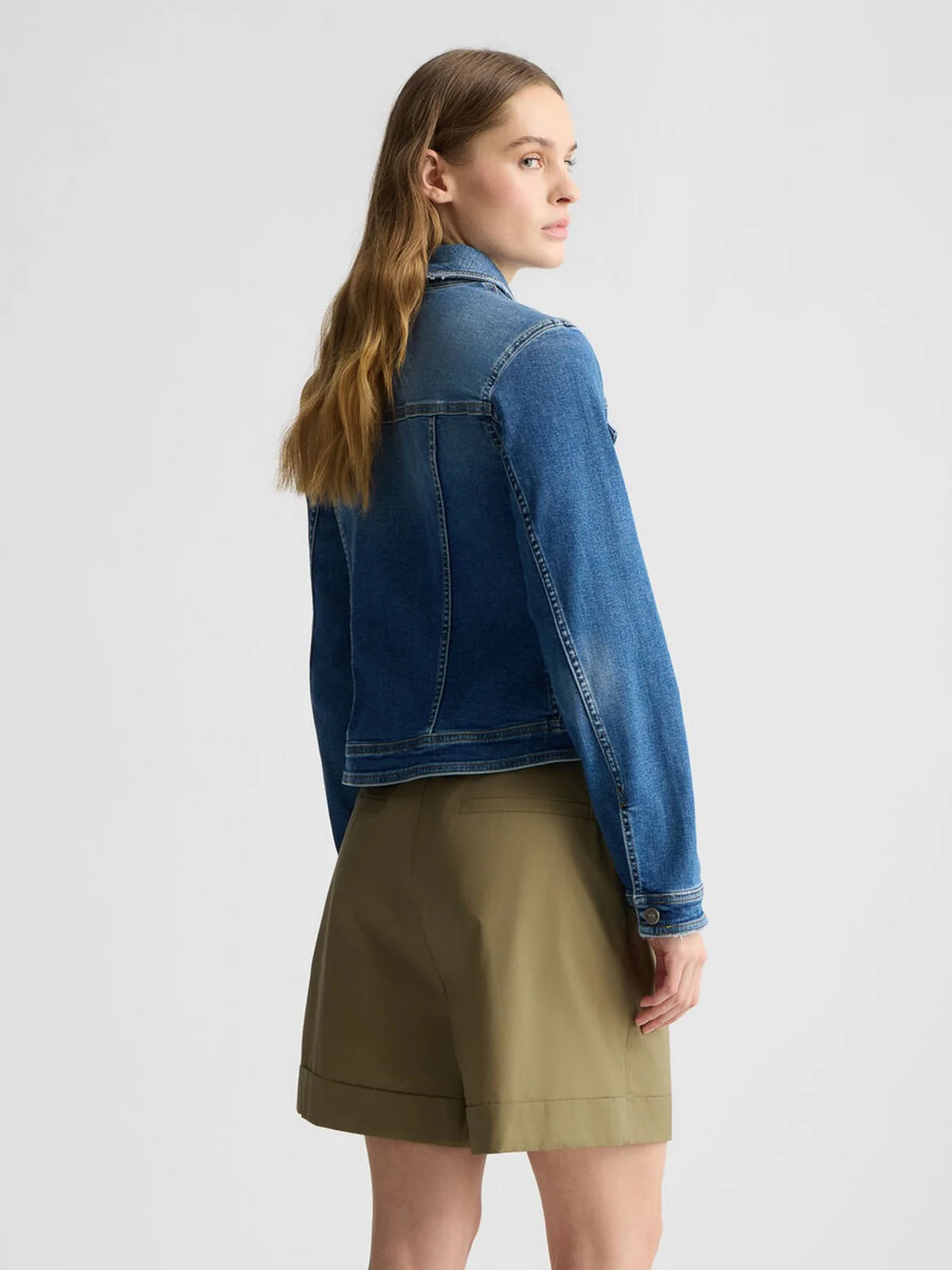 LIU JO BLUE DENIM Giubbino Donna  UA5046DS615 78849 Blu - Image 3