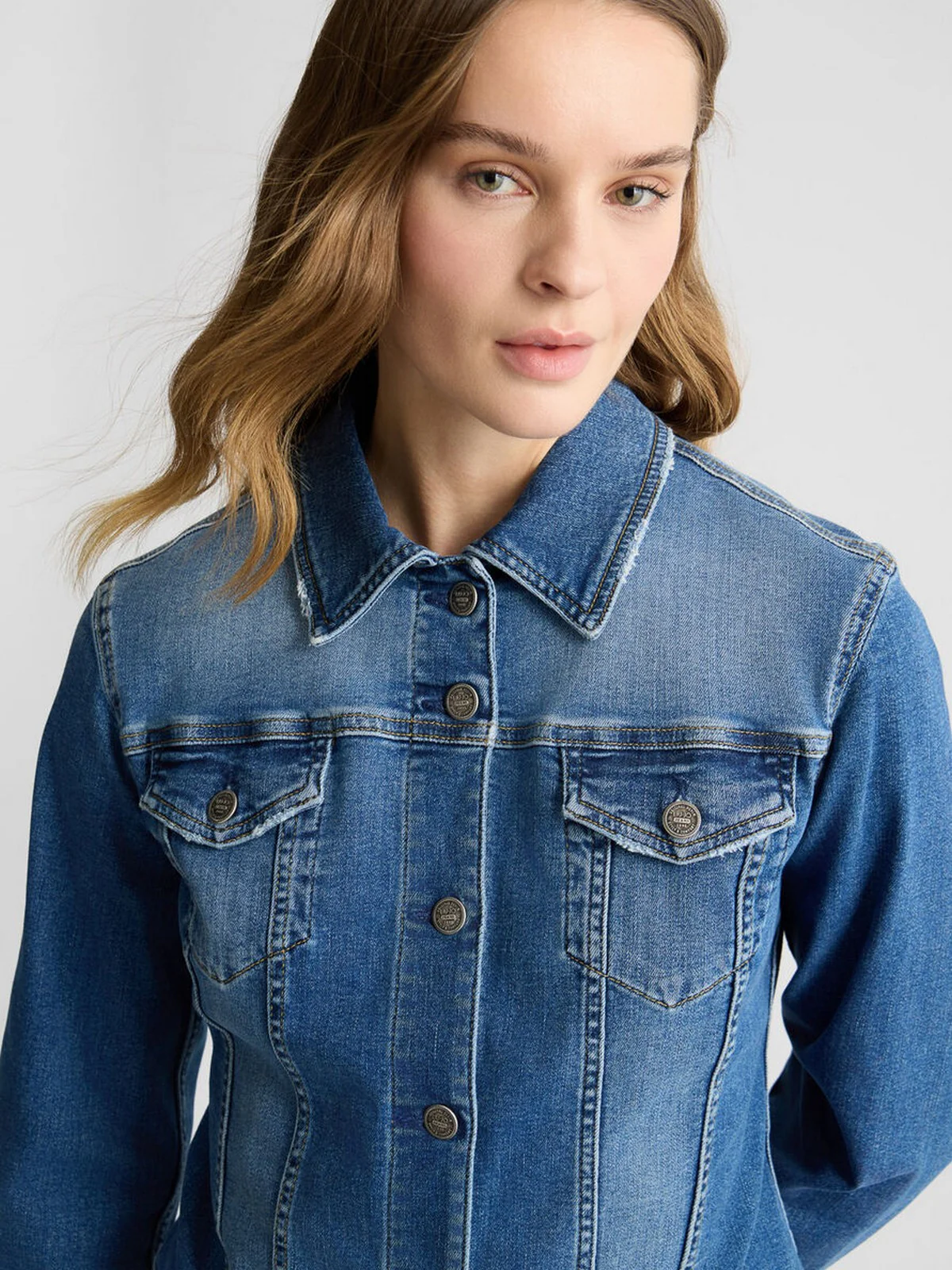 LIU JO BLUE DENIM Giubbino Donna  UA5046DS615 78849 Blu - Image 4