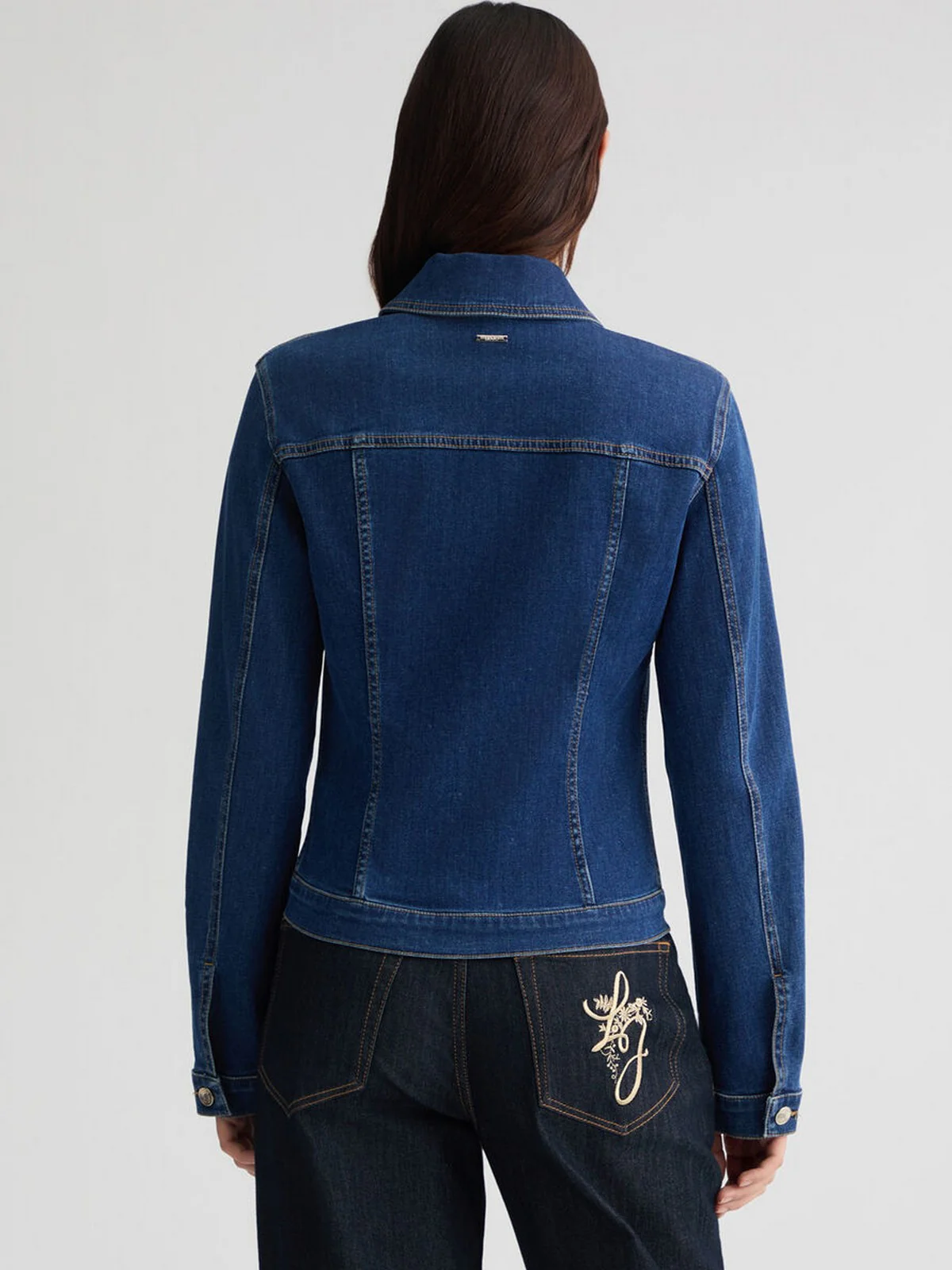 LIU JO BLUE DENIM Giubbino Donna  UA5143D0243 78828 Blu - Image 3