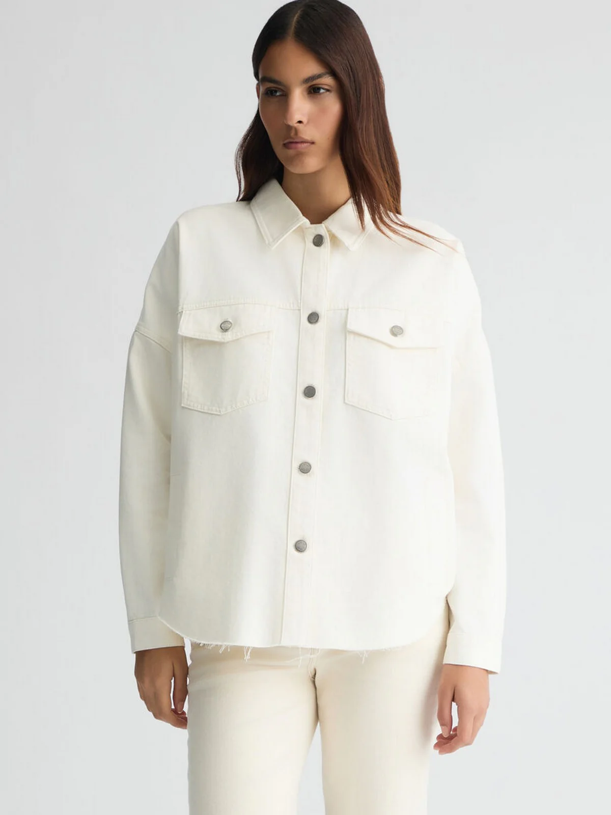 LIU JO BLUE DENIM Giubbino Donna  UA5165DS069 10701 Bianco - Image 2