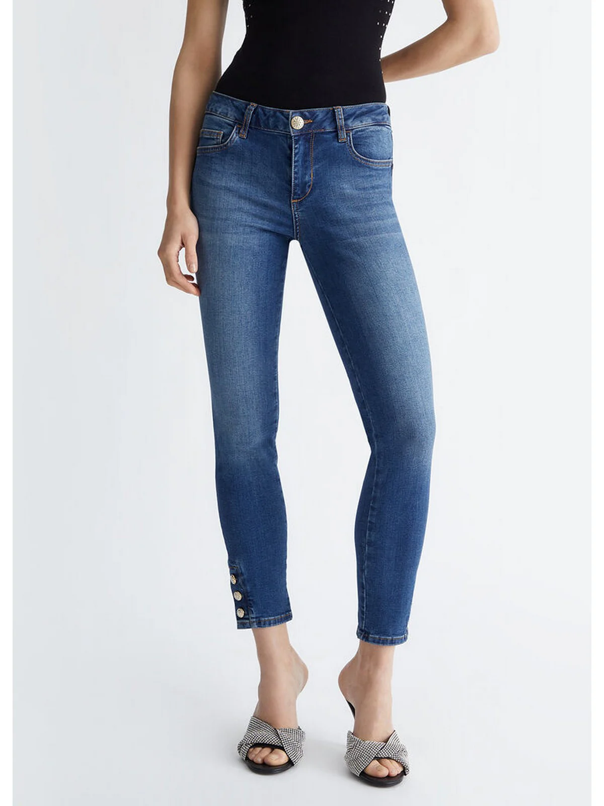 LIU JO BLUE DENIM Jeans Donna  UA4009D4874 78667 Blu - Image 2