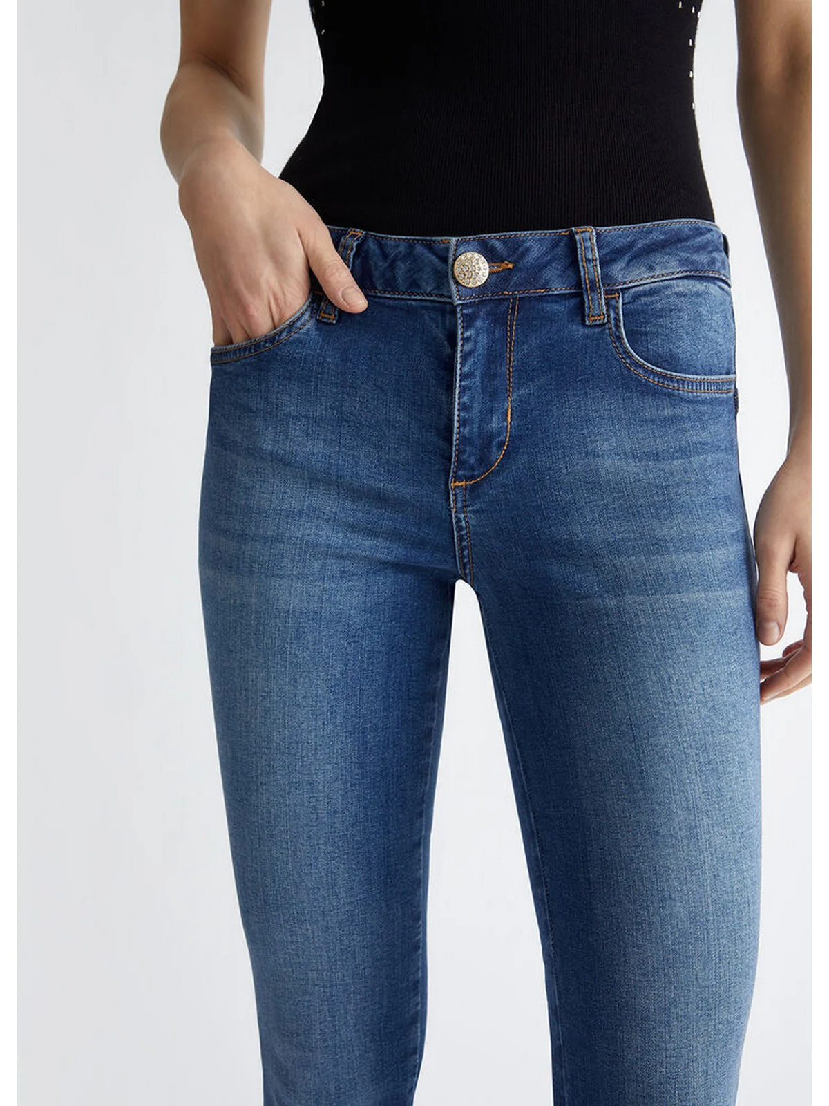 LIU JO BLUE DENIM Jeans Donna  UA4009D4874 78667 Blu - Image 4