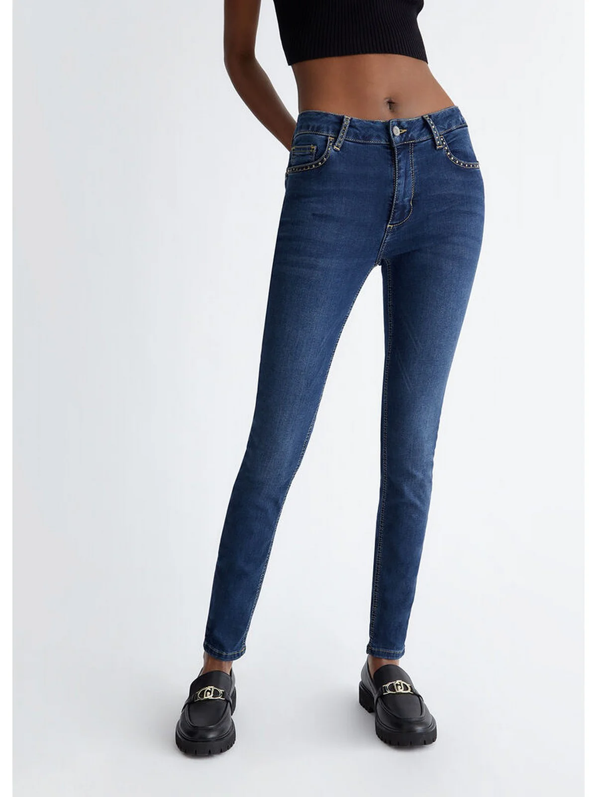 LIU JO BLUE DENIM Jeans Donna UA4013D4188 78158 Blu - Image 4