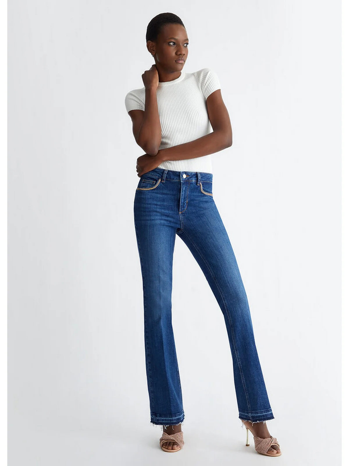 LIU JO BLUE DENIM Jeans Donna  UA4039DS829 77505 Blu - Image 4