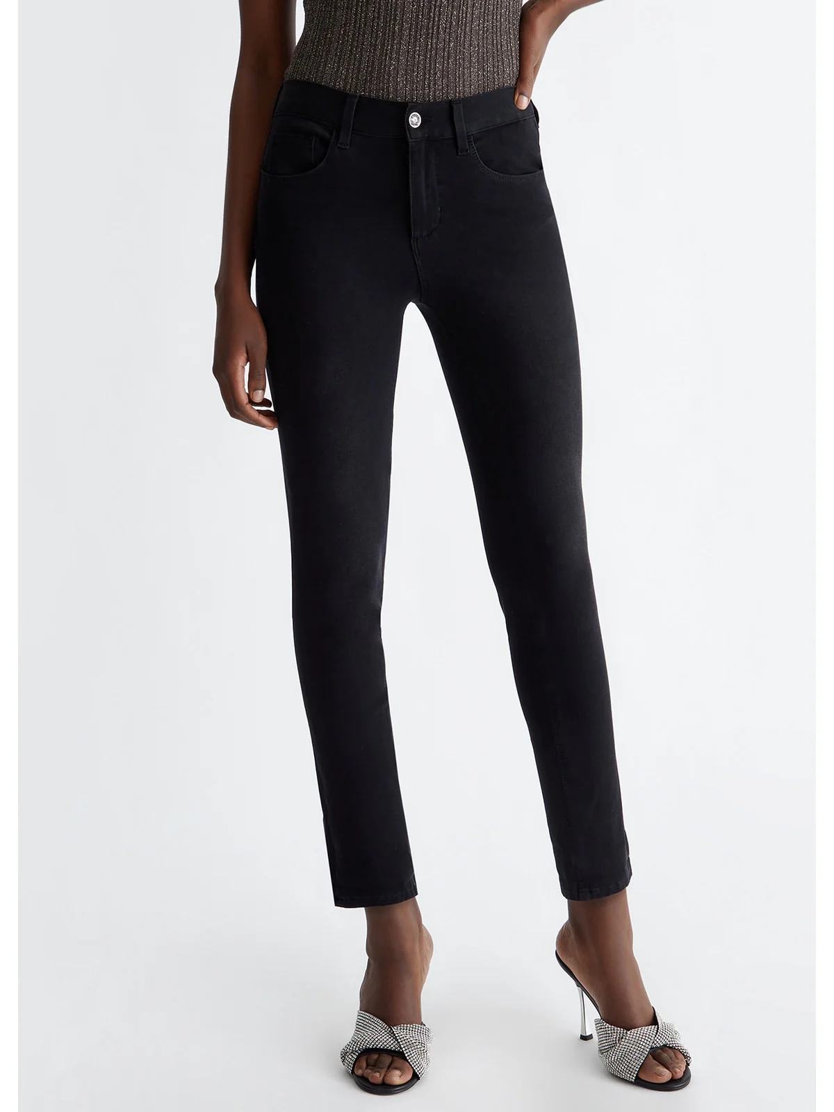 LIU JO BLUE DENIM Jeans Donna  UA4054D4886 87390 Nero - Image 2