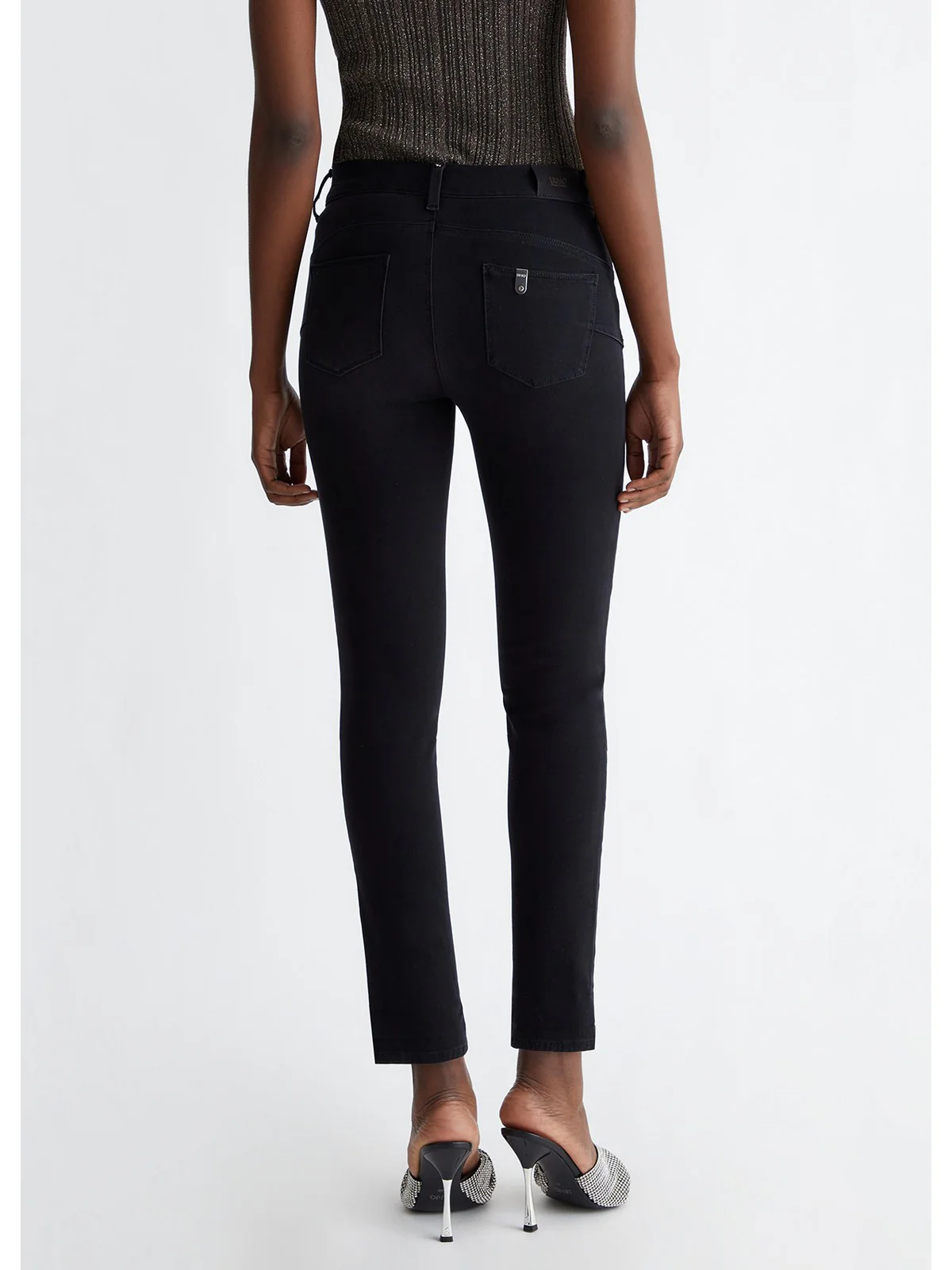 LIU JO BLUE DENIM Jeans Donna  UA4054D4886 87390 Nero - Image 3