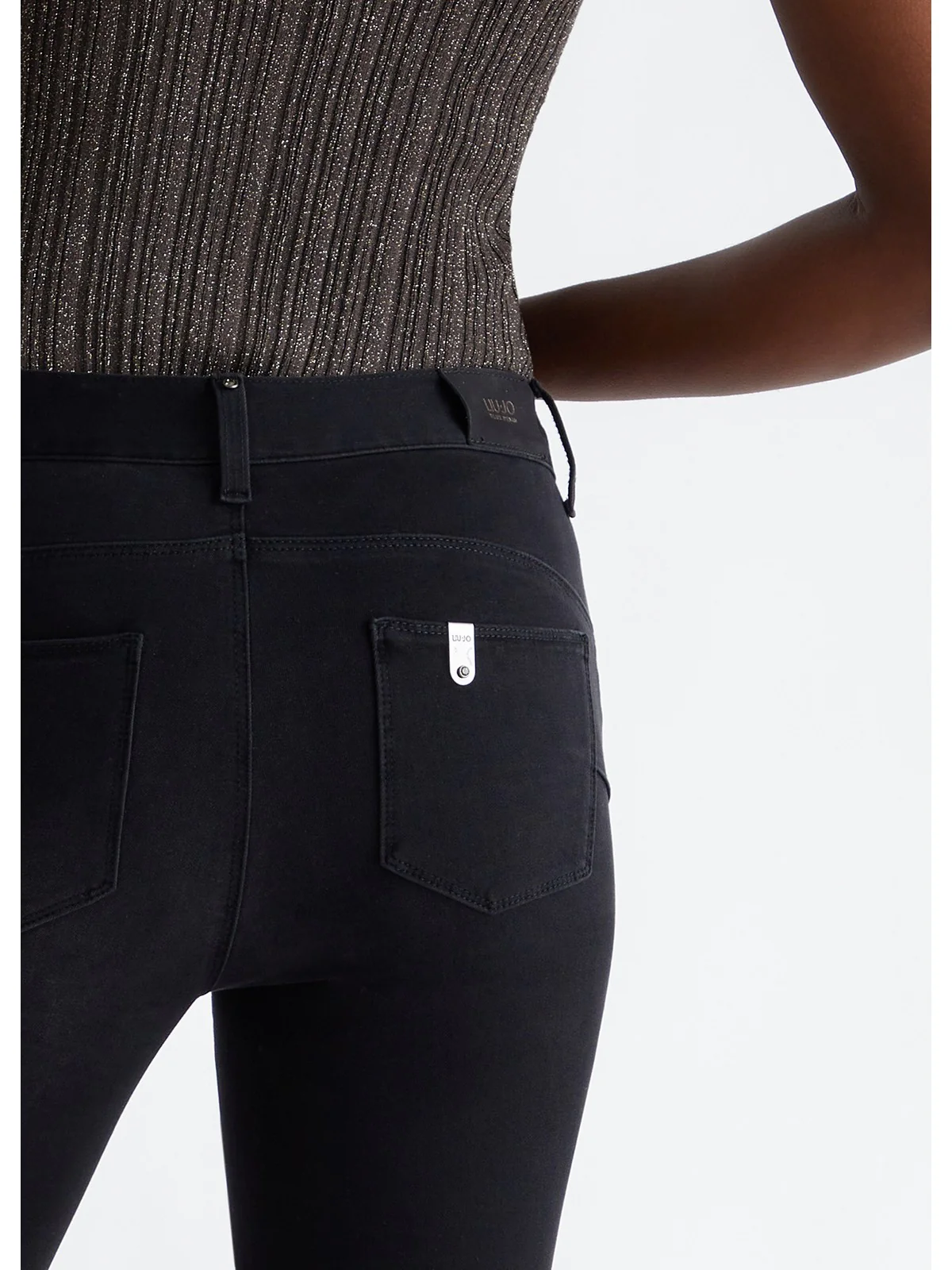 LIU JO BLUE DENIM Jeans Donna  UA4054D4886 87390 Nero - Image 5