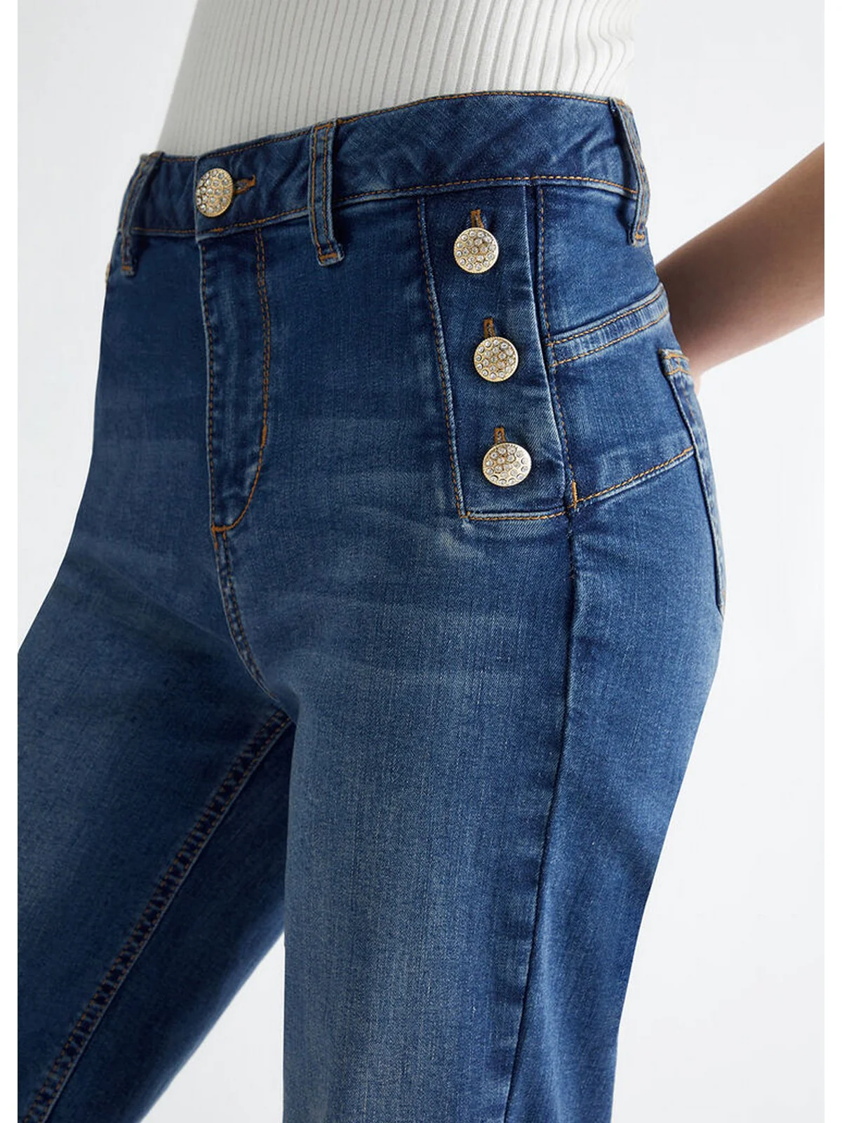 LIU JO BLUE DENIM Jeans Donna  UA4131D4874 78667 Blu - Image 2