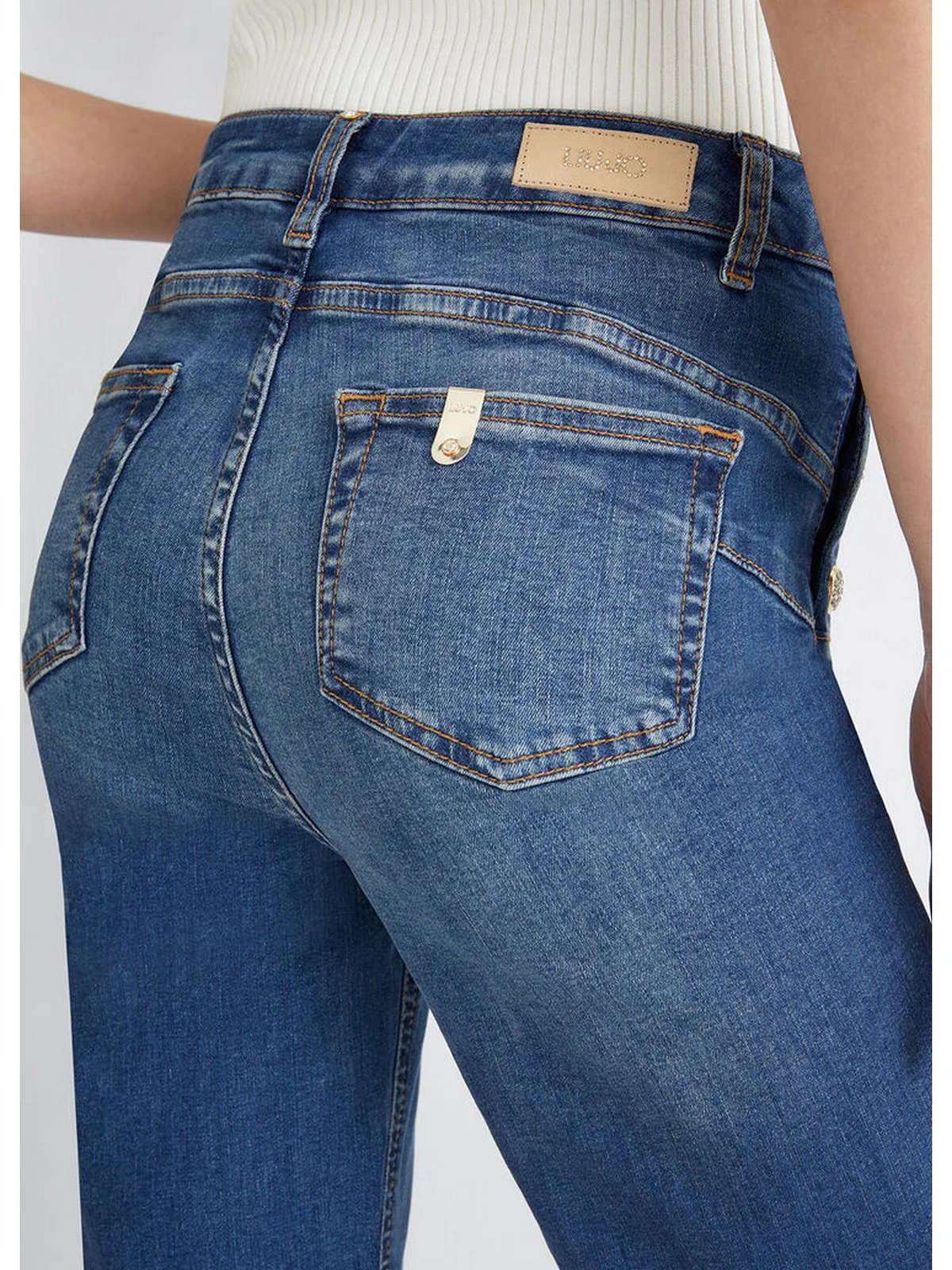 LIU JO BLUE DENIM Jeans Donna  UA4131D4874 78667 Blu - Image 3