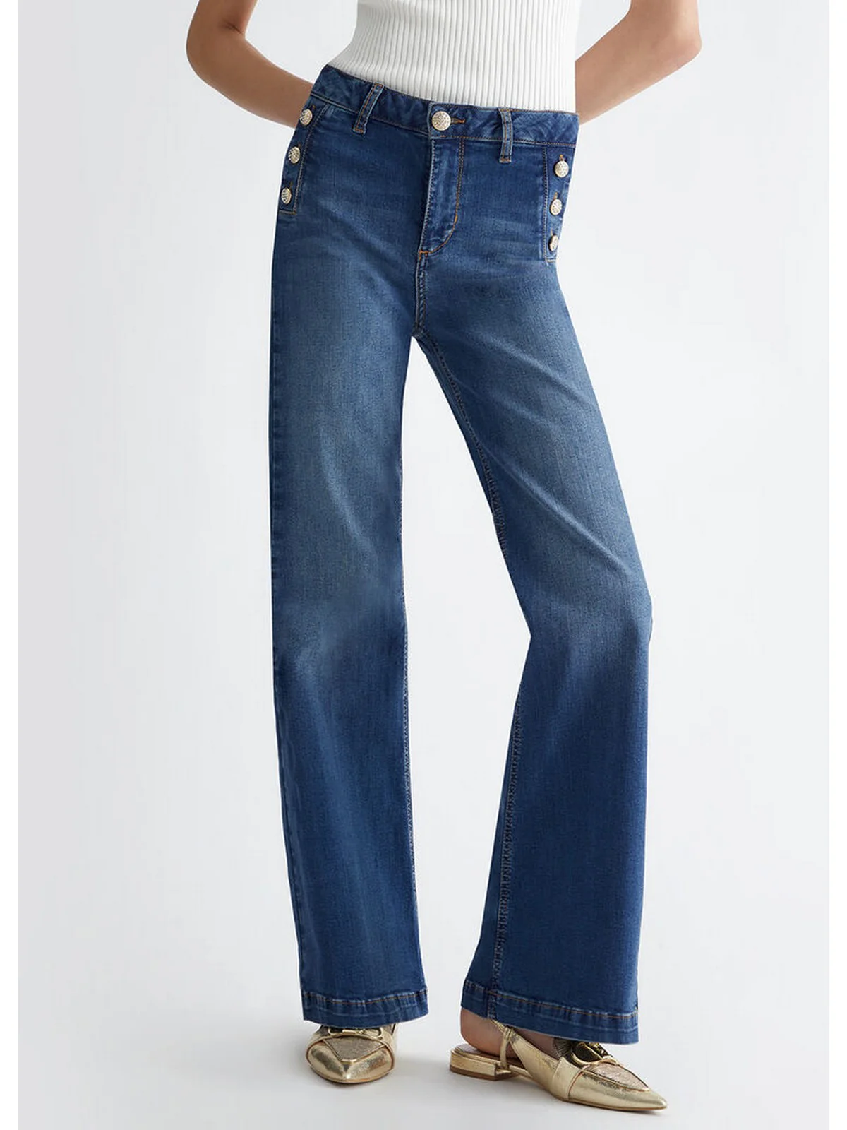 LIU JO BLUE DENIM Jeans Donna  UA4131D4874 78667 Blu - Image 4