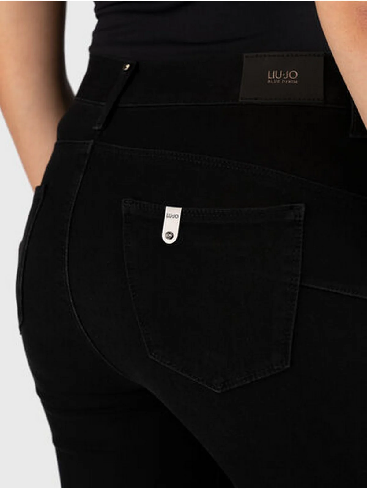 LIU JO BLUE DENIM Jeans Donna  UA5003D4886 87390 DEN.BLACK NEW BISTRE - Image 4