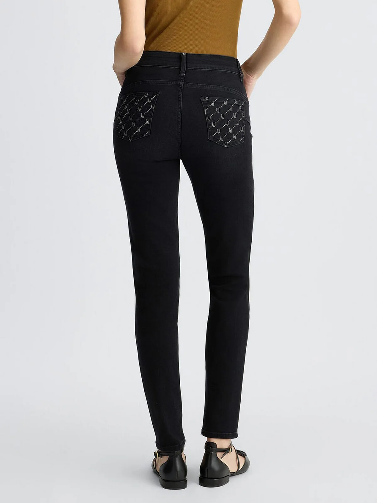 LIU JO BLUE DENIM Jeans Donna UA5013D4615 87385 Nero - Image 3