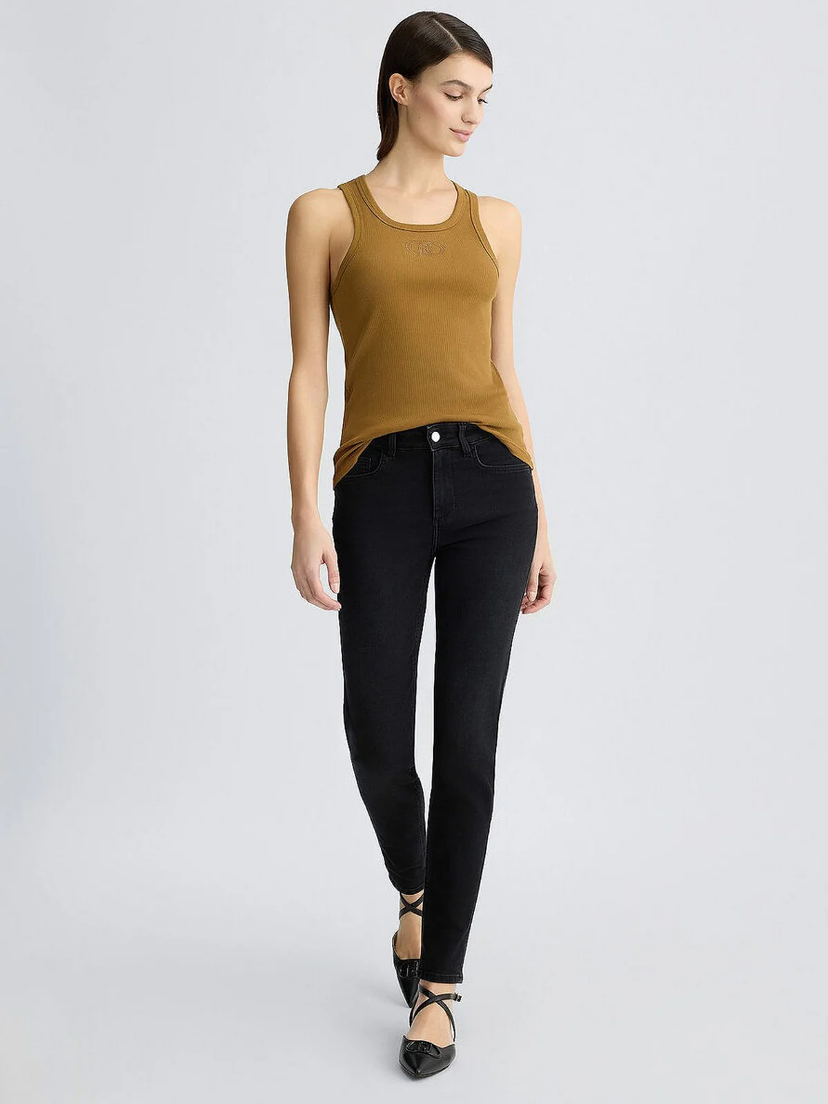 LIU JO BLUE DENIM Jeans Donna UA5013D4615 87385 Nero - Image 7