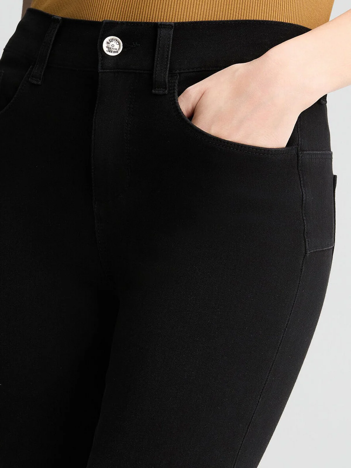 LIU JO BLUE DENIM Jeans Donna  UA5054D4886 87390 Nero - Image 4