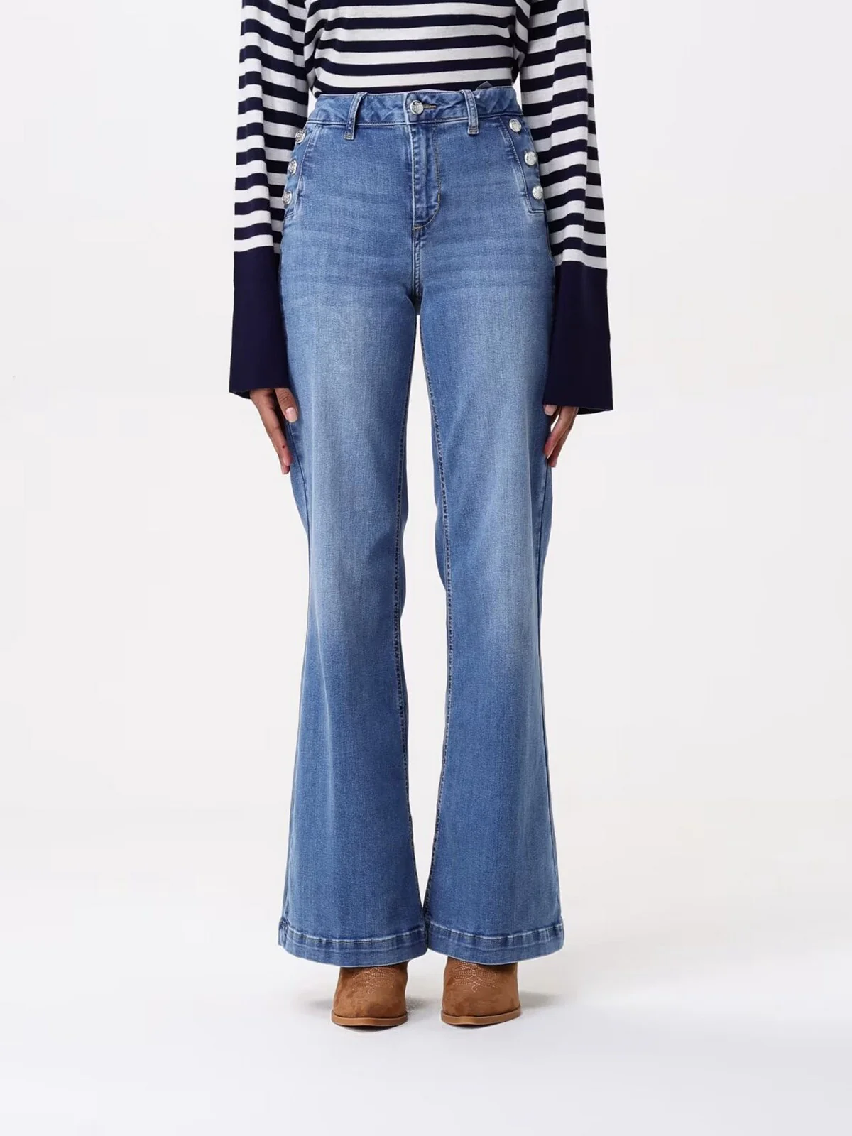 LIU JO BLUE DENIM Jeans Donna  UA5111D4874 77121 Blu - Image 2
