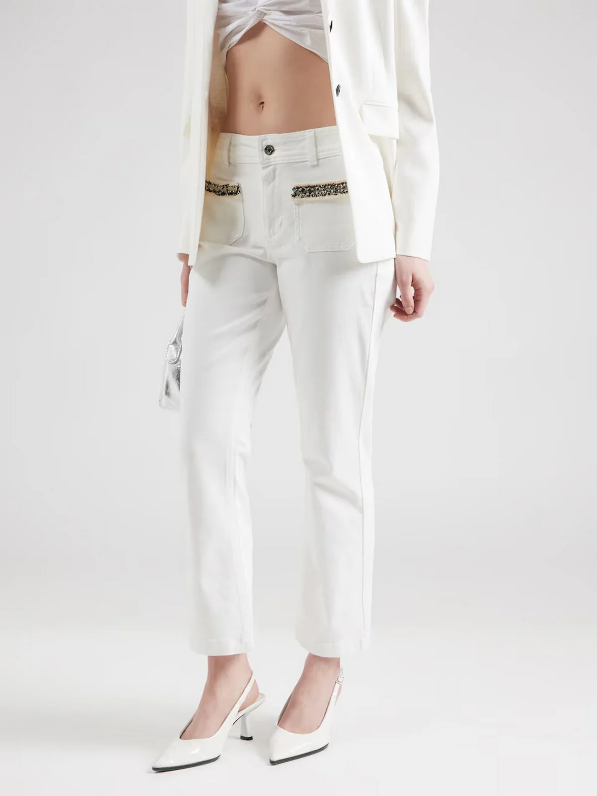 LIU JO BLUE DENIM Jeans Donna  UA5244T0779 10701 Bianco - Image 2