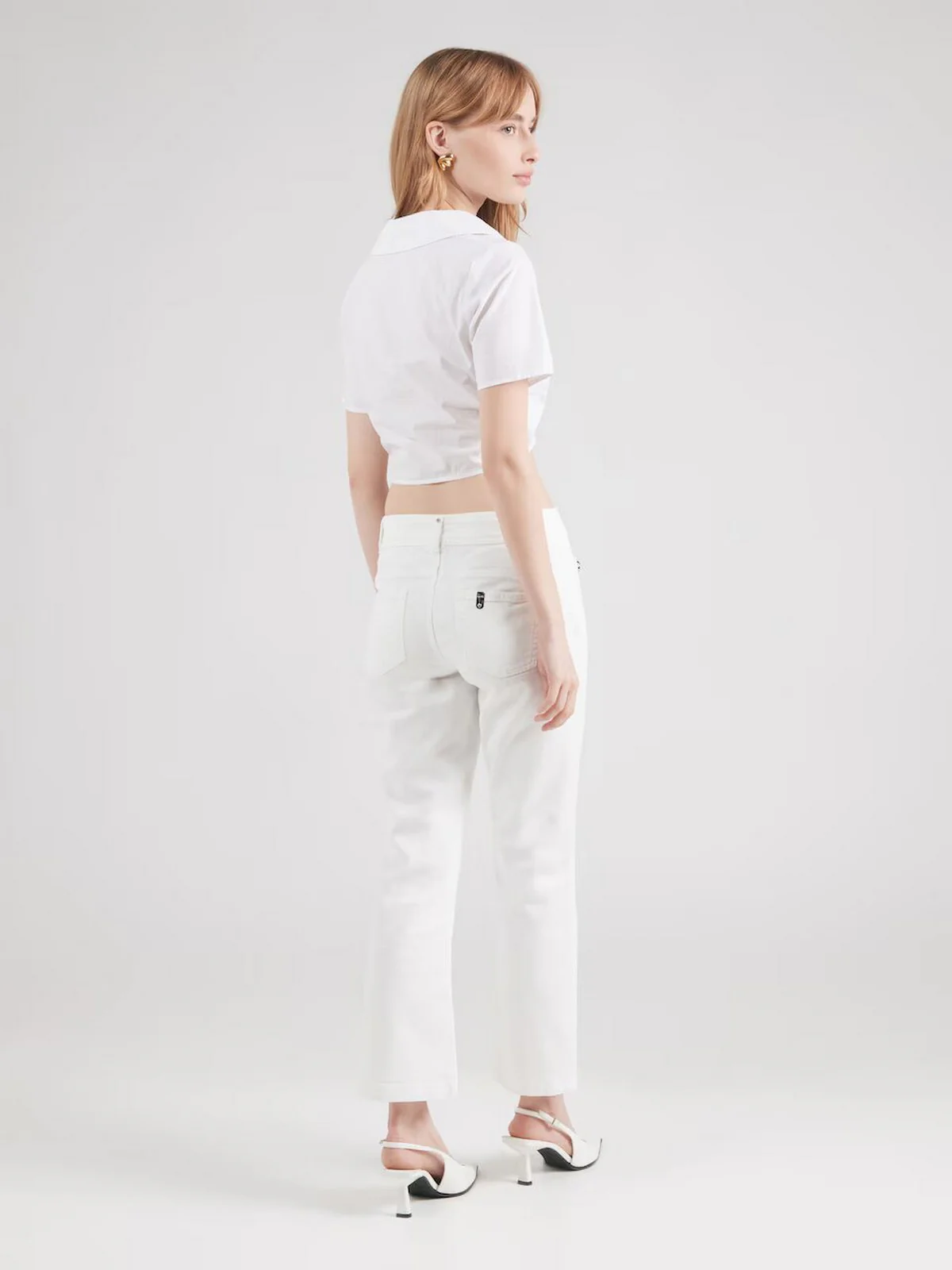 LIU JO BLUE DENIM Jeans Donna  UA5244T0779 10701 Bianco - Image 4