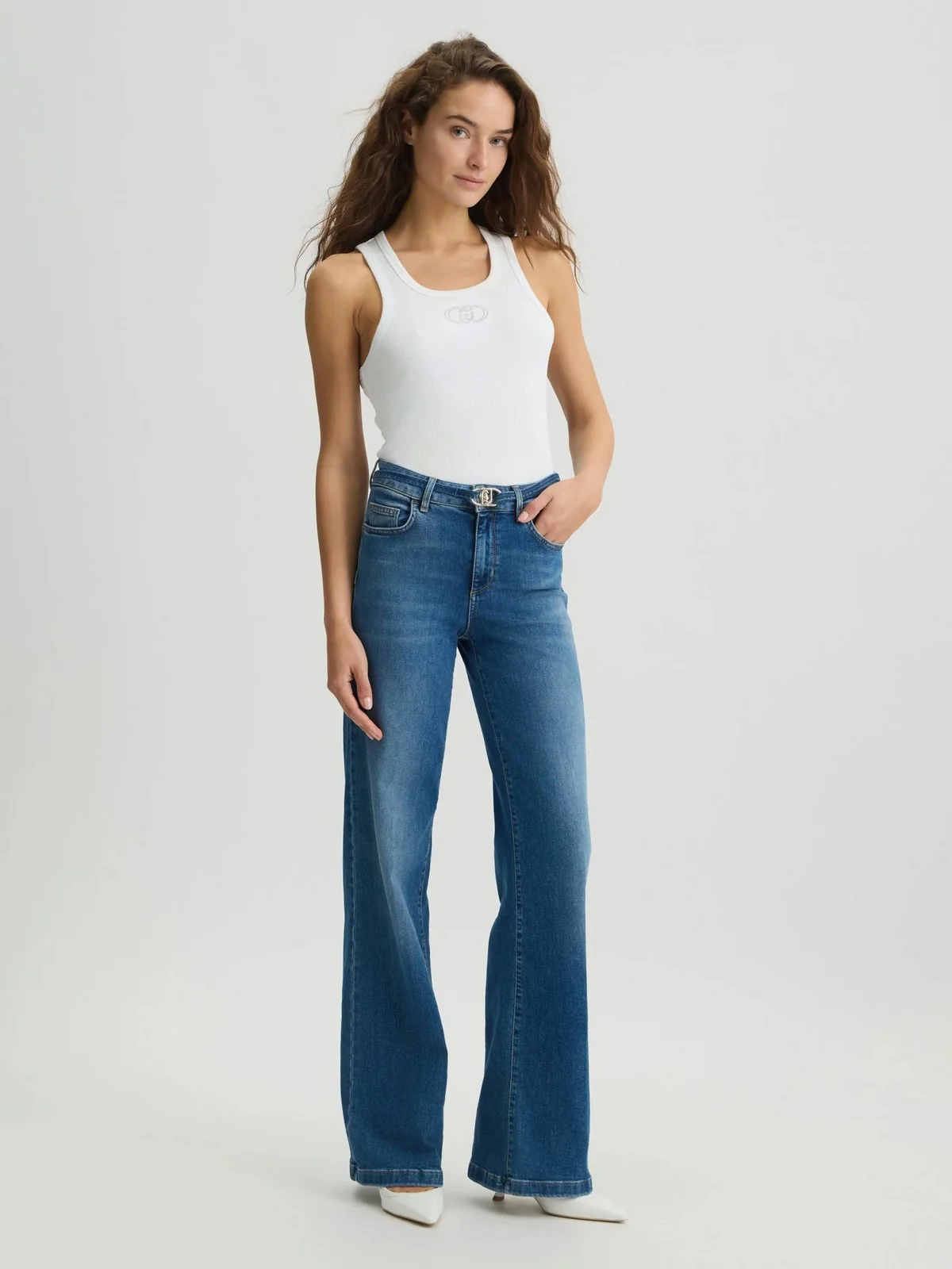LIU JO BLUE DENIM Jeans Donna  UA5279D4988 7L899 Blu - Image 2