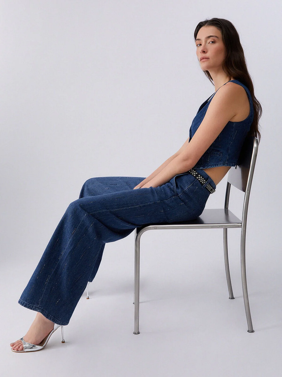 LIU JO BLUE DENIM Jeans Donna  UA6108D0315 78033 Den.Blue starry wash - Image 5