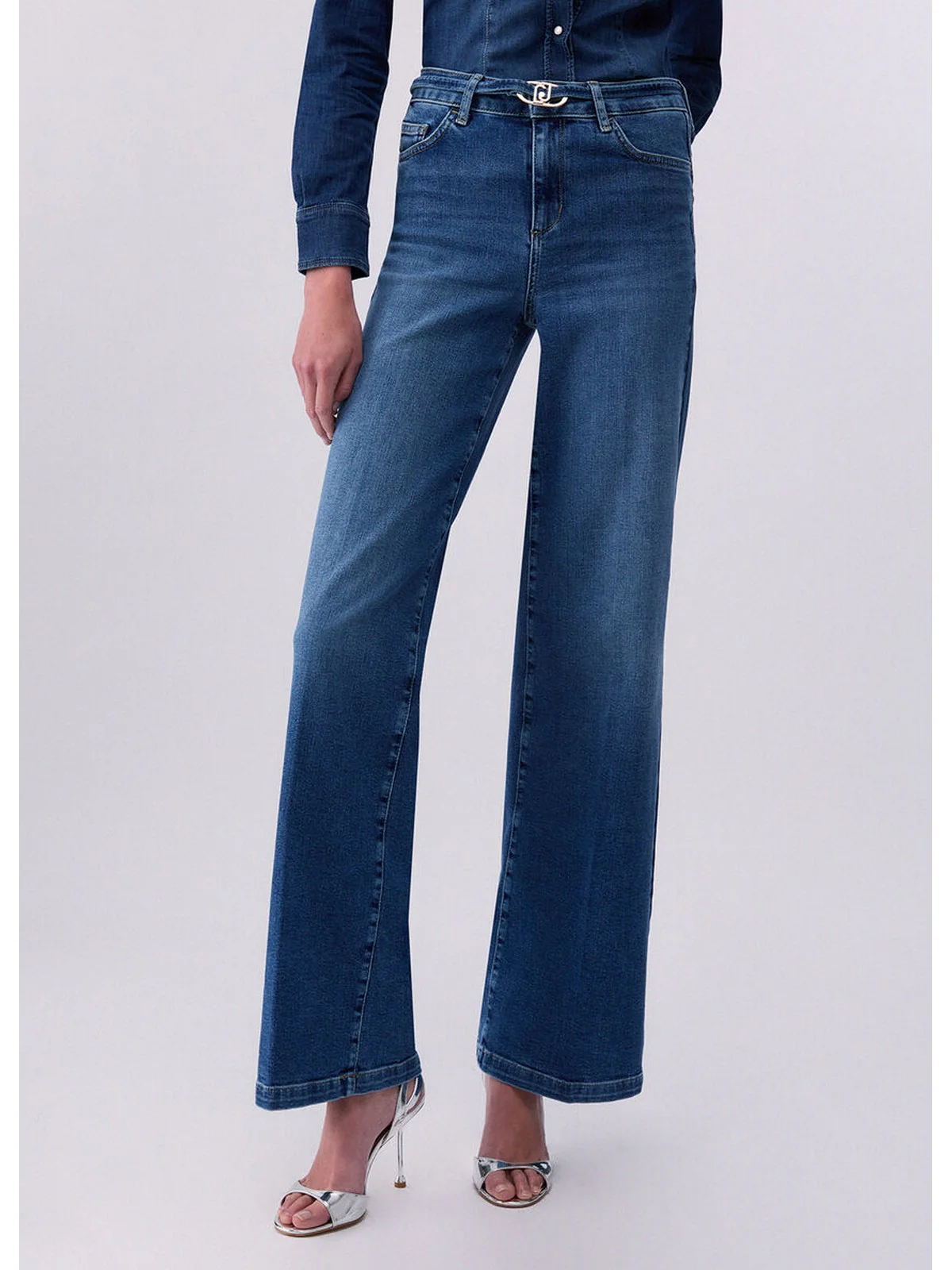LIU JO BLUE DENIM Jeans Donna  UA6160D0264 78899 Den.Blue bubble wash - Image 3