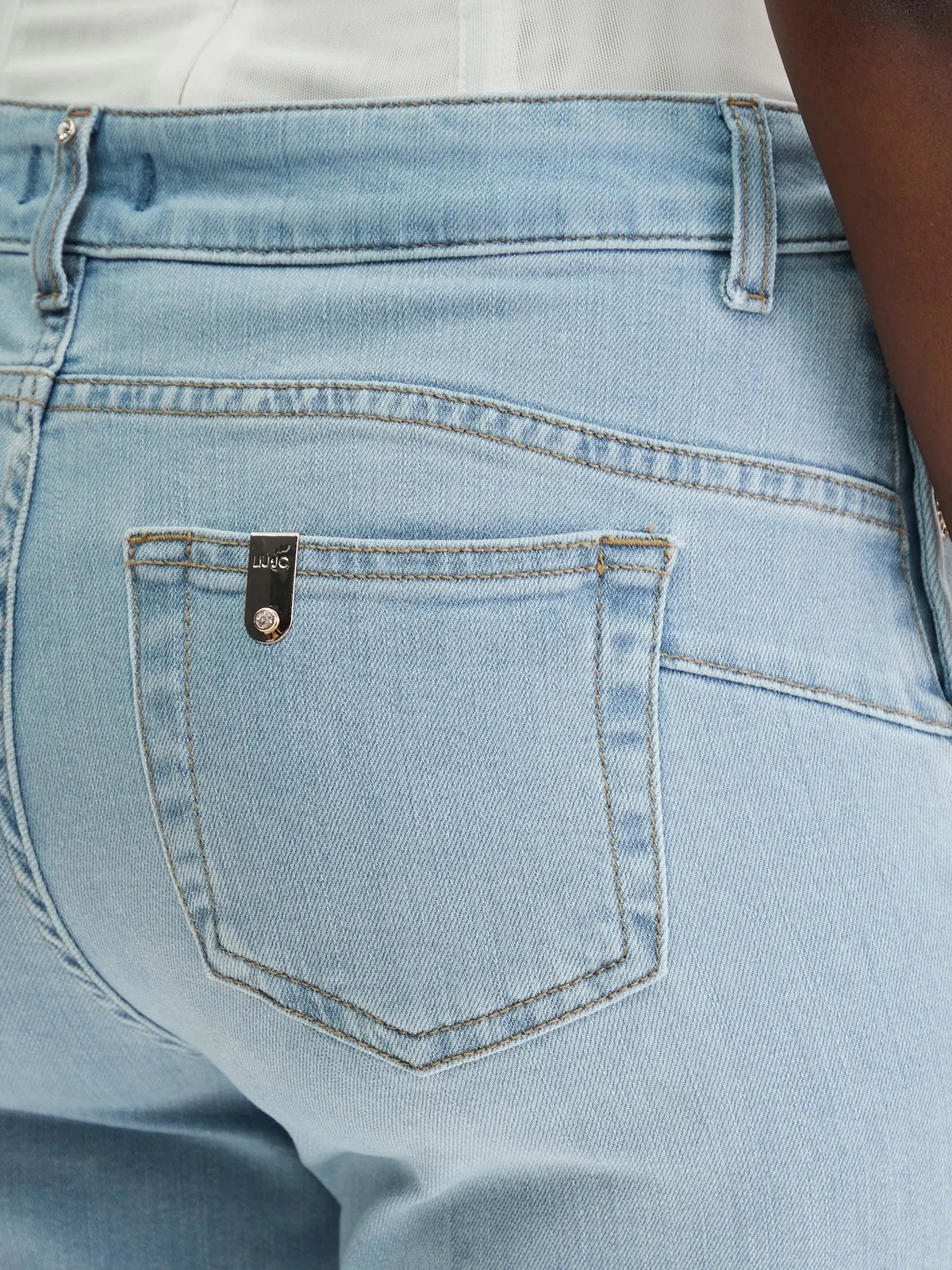 LIU JO BLUE DENIM Jeans Donna  UA6162D0275 78987 Den.Blue lt.buttons - Image 3