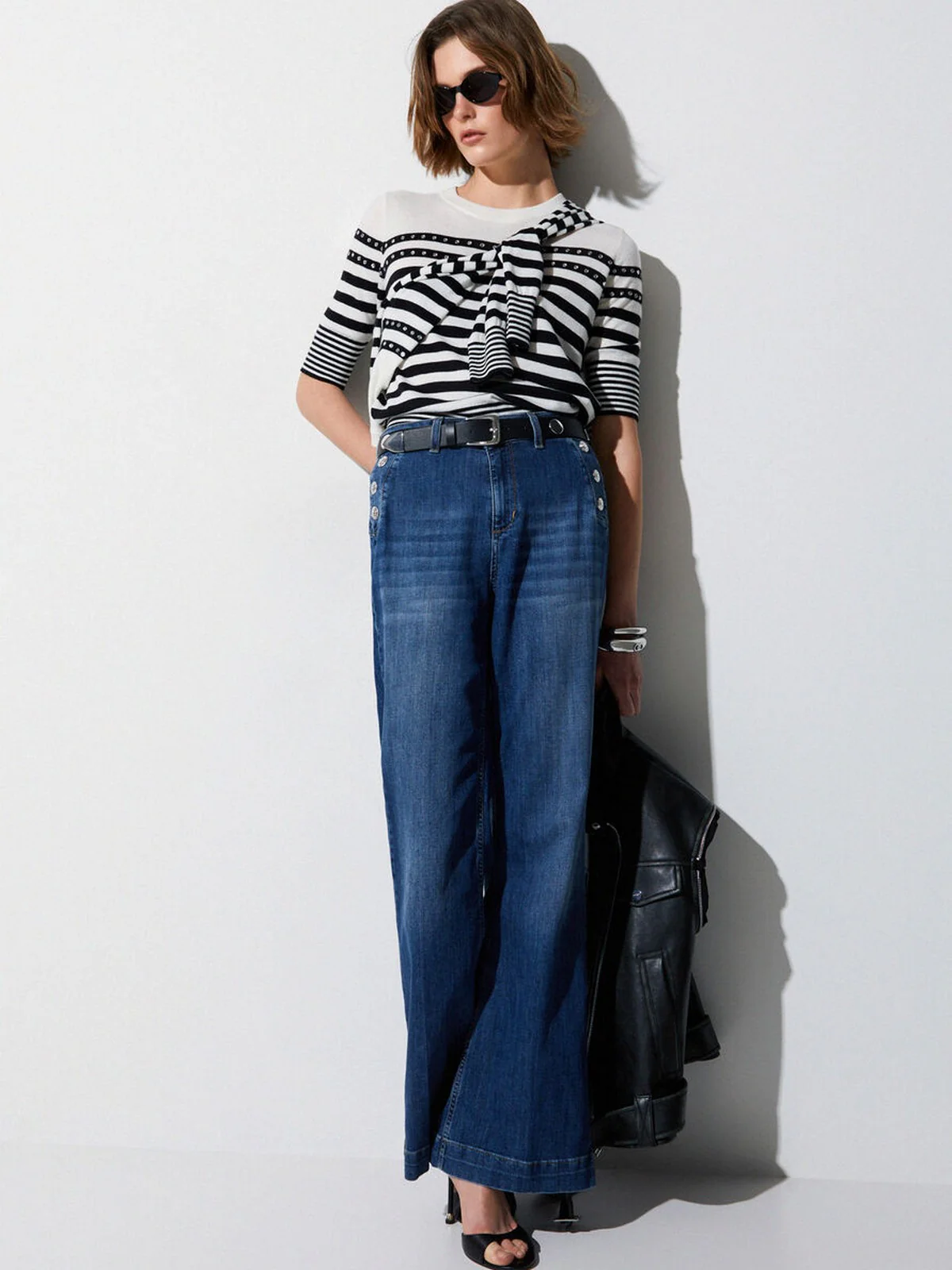 LIU JO BLUE DENIM Jeans Donna  UA6162D0275 78988 Den.Blue dk.buttons - Image 4
