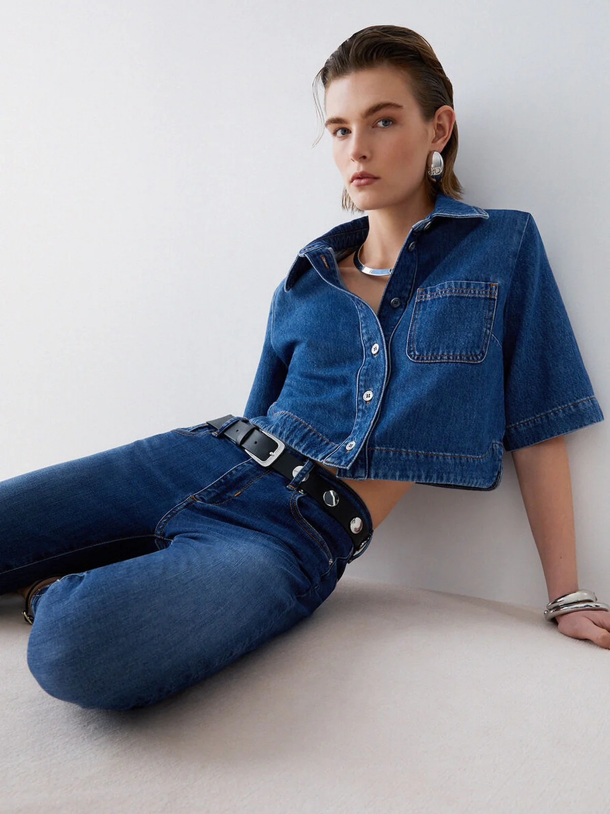 LIU JO BLUE DENIM Jeans Donna UA6183D0314 78994 Den.Blue dk.core was - Image 5