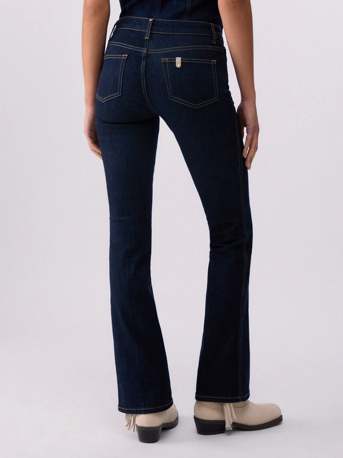 LIU JO BLUE DENIM Jeans Donna  UA6223D4925 77000 NORMAL WASH - Image 3