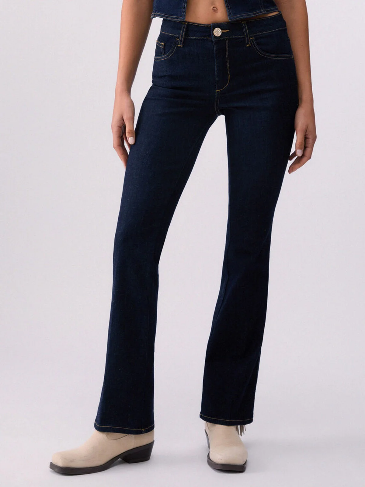 LIU JO BLUE DENIM Jeans Donna  UA6223D4925 77000 NORMAL WASH - Image 4