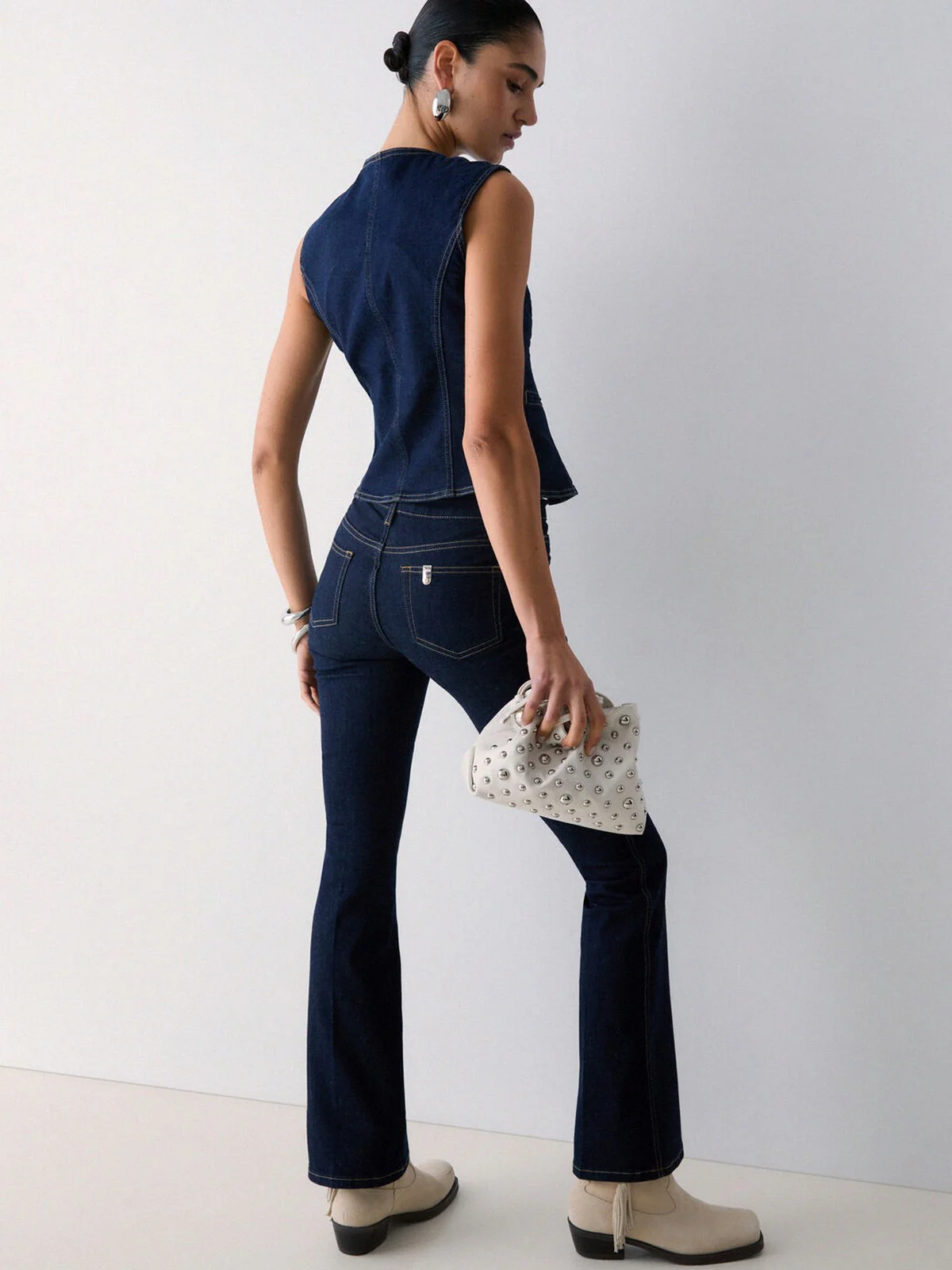 LIU JO BLUE DENIM Jeans Donna  UA6223D4925 77000 NORMAL WASH - Image 5