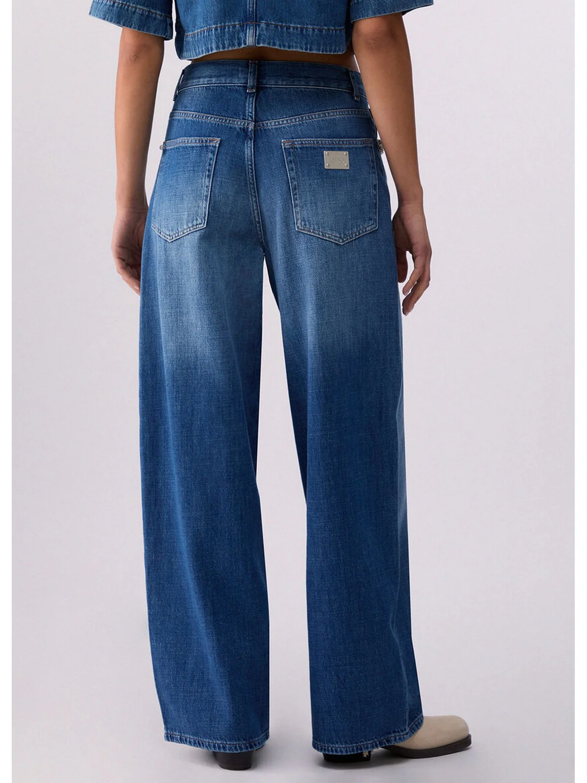 LIU JO BLUE DENIM Jeans Donna  UA6265DS082 79034 Den.Blu dk.str.pearl - Image 2