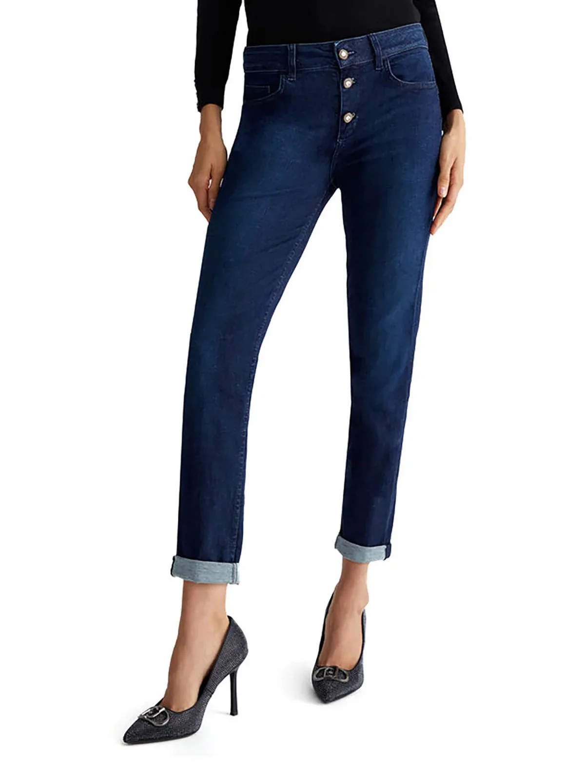 LIU JO BLUE DENIM Jeans Donna  UF4054D4614 78218 Blu - Image 2
