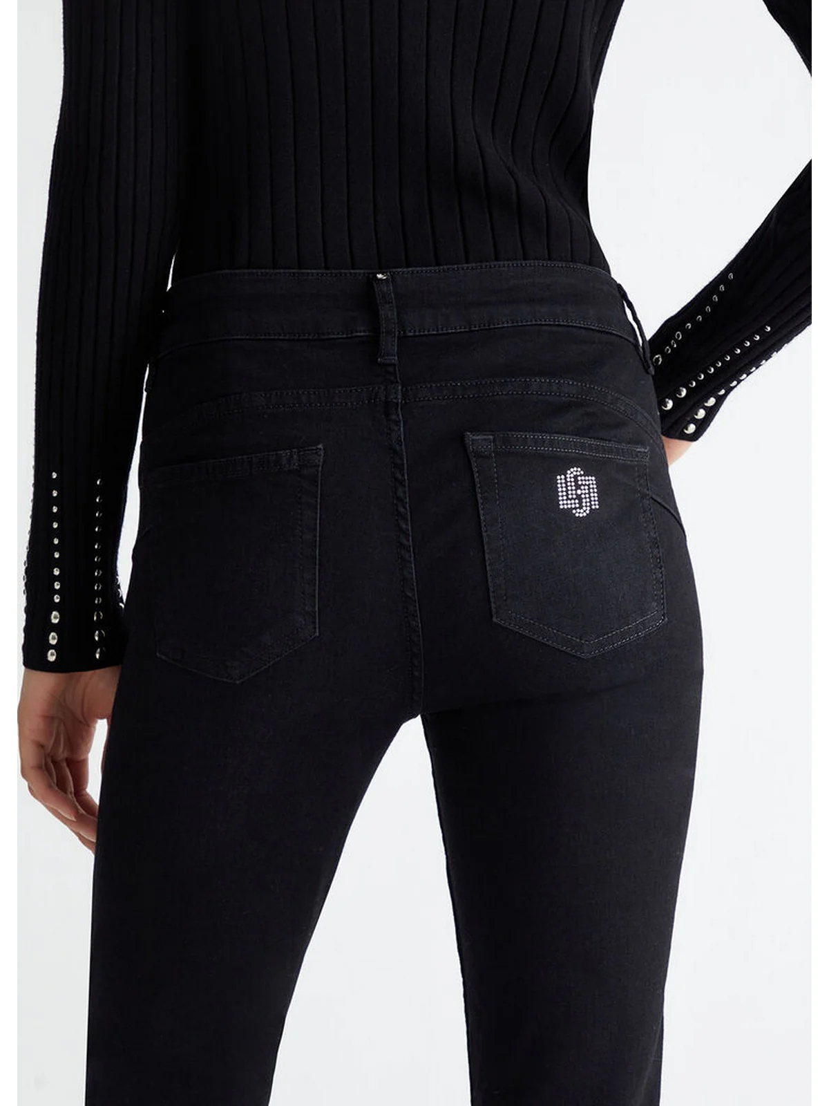 LIU JO BLUE DENIM Jeans Donna  UF4054D4614 88000 Nero - Image 2