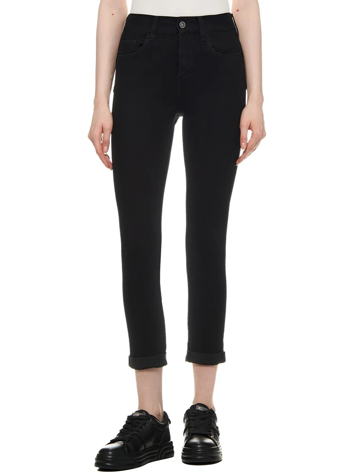 LIU JO BLUE DENIM Jeans Donna  UF4054D4886 87390 Nero - Image 4