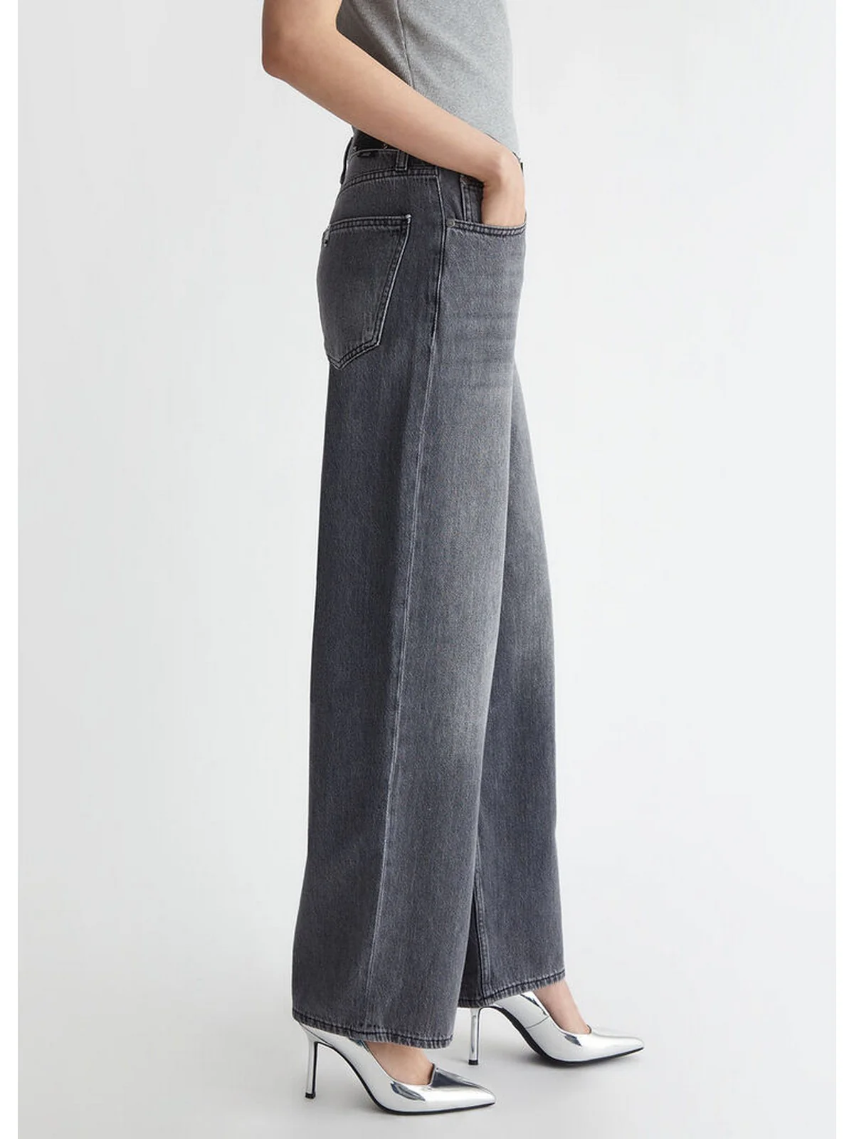 LIU JO BLUE DENIM Jeans Donna UF4129DS048 87309 Grigio - Image 2
