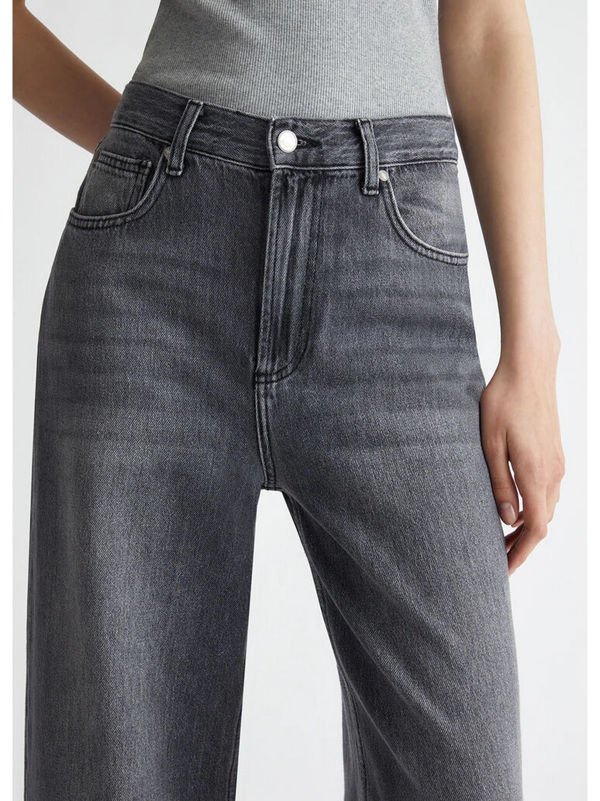 LIU JO BLUE DENIM Jeans Donna UF4129DS048 87309 Grigio - Image 3