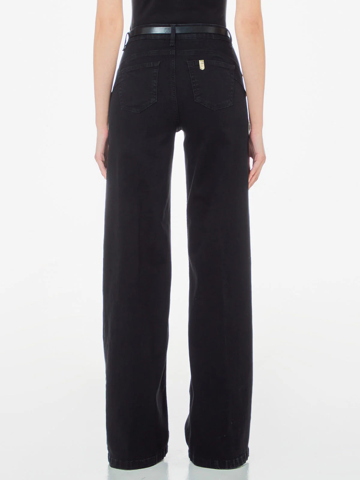 LIU JO BLUE DENIM Jeans Donna  UF4201DS018 88000 Nero - Image 3